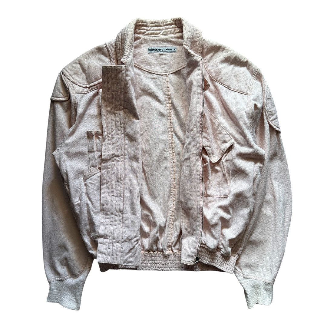 Katharine Hamnett London Katharine Hamnett Cargo Padded Bomber Jacket Size US L / EU 52-54 / 3 - 4 Thumbnail