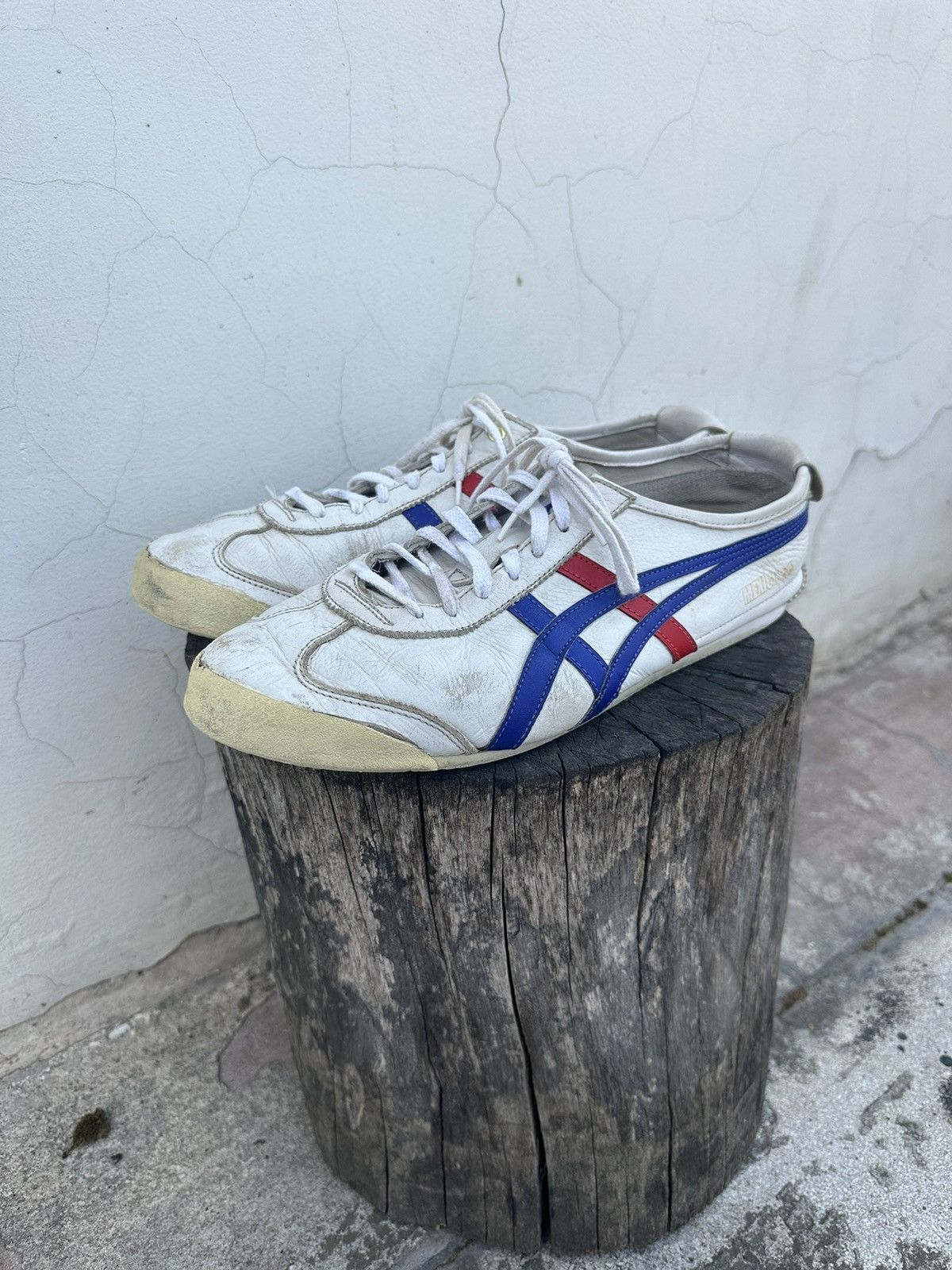 Asics Vintage ASICS Tiger Onitsuka Mexico 66 Leather Sneakers Size US 11.5 / EU 44-45 - 1 Thumbnail