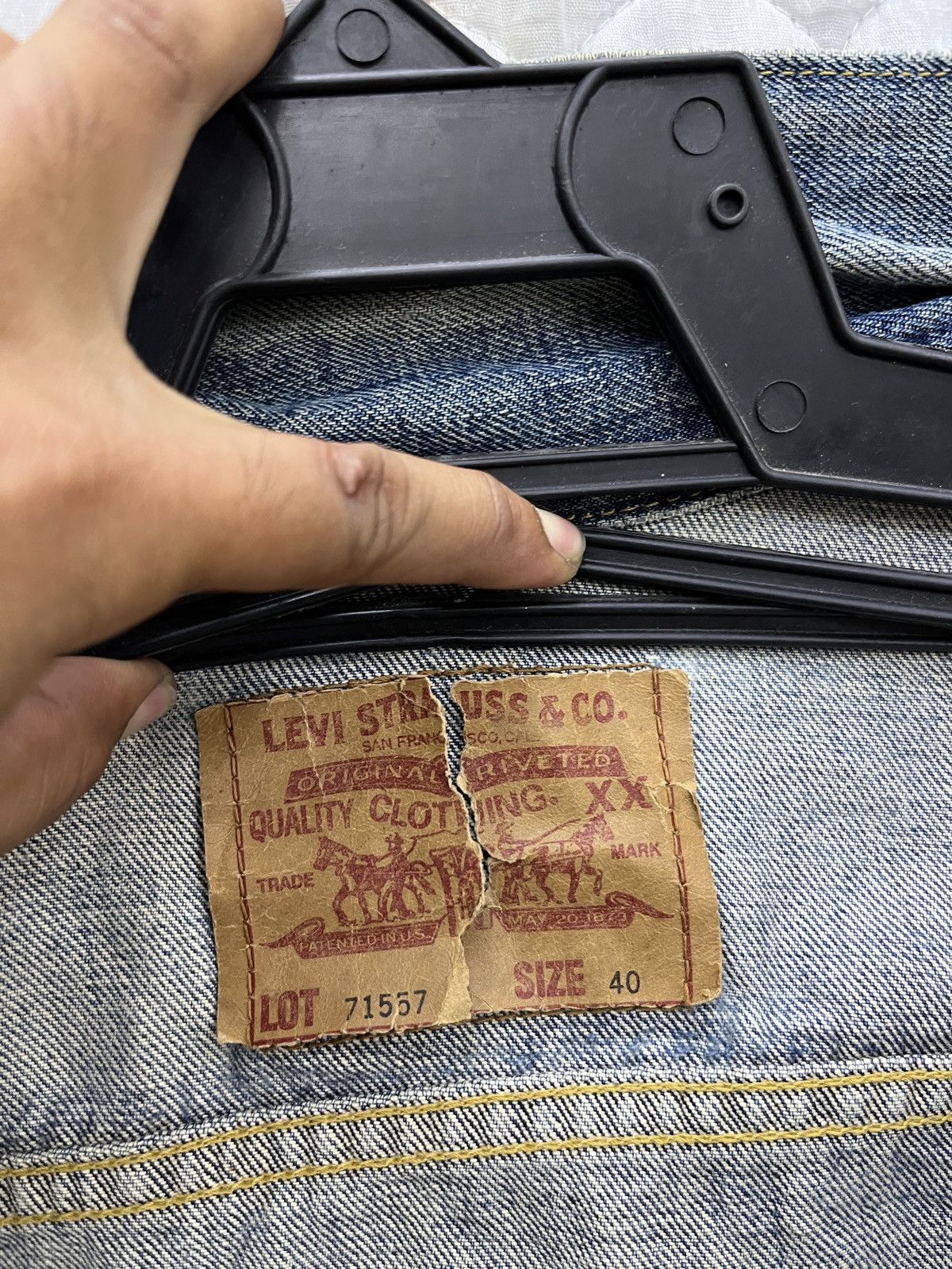 Levi's 🔥🔥🔥STEALS VTG LEVIS BIG E TRUCKER JACKET Size US S / EU 44-46 / 1 - 8 Thumbnail