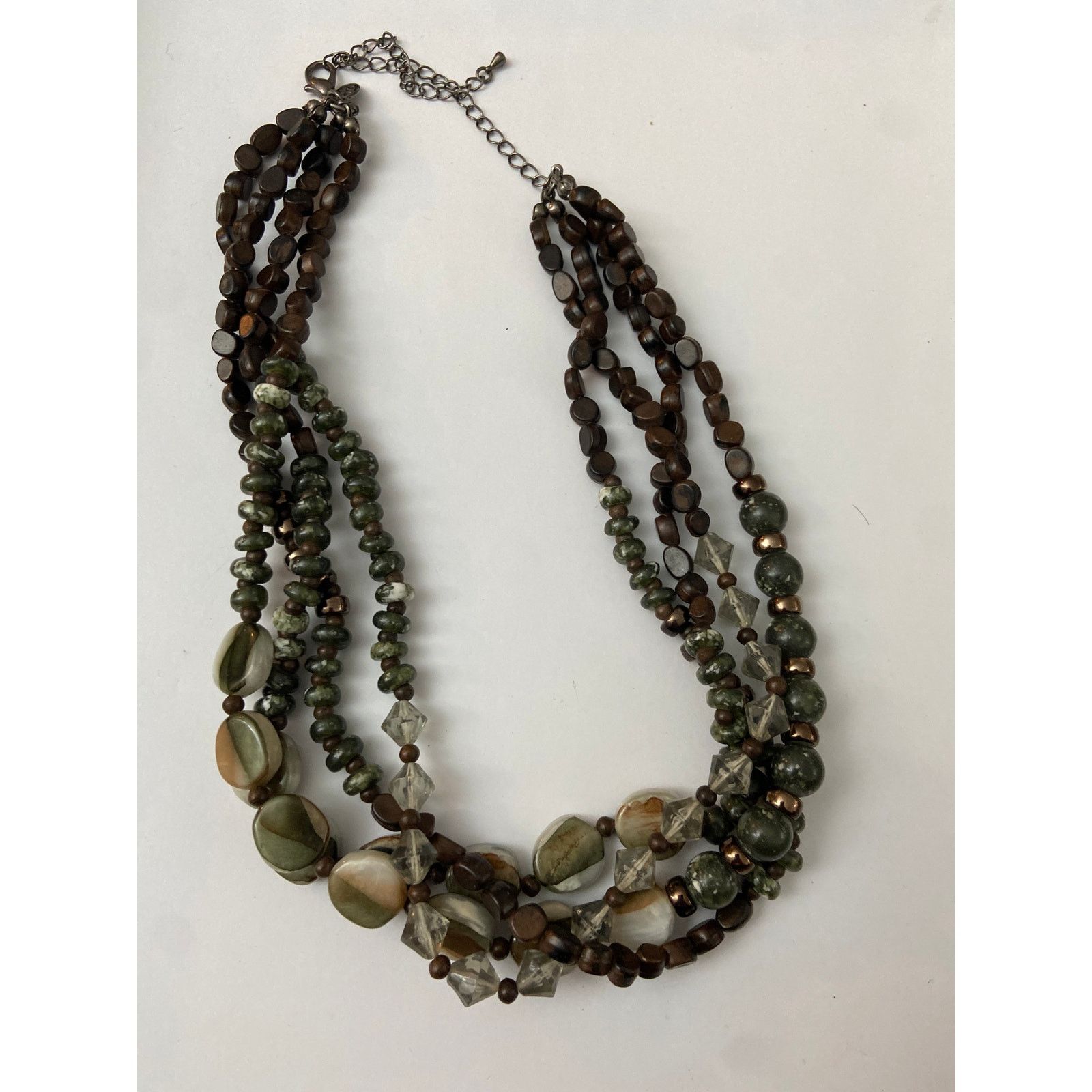 Other Rare cookie Lee brown and olive bead layered necklace Size ONE SIZE - 1 Thumbnail