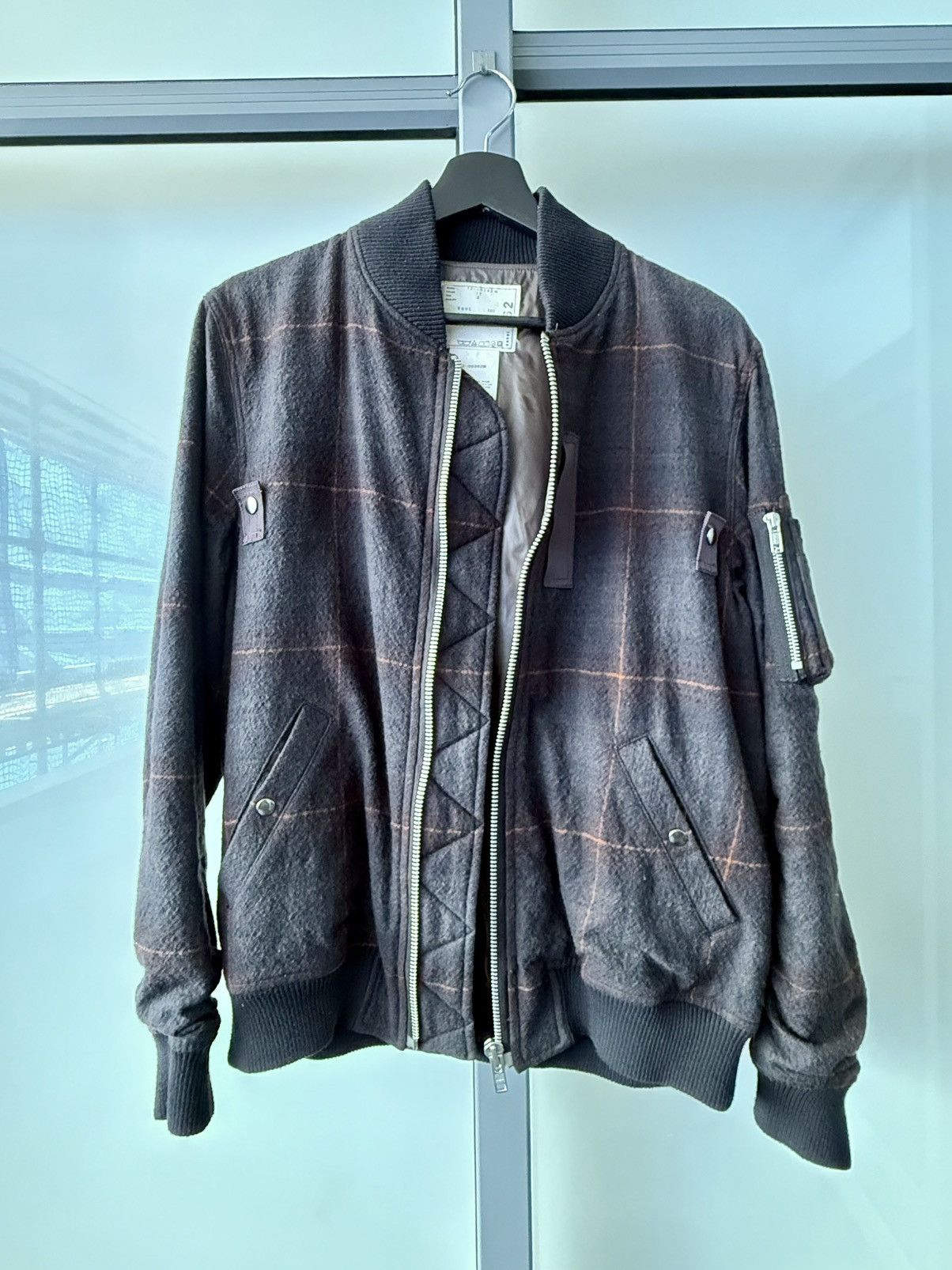 Sacai F/W 12 Plaid Bomber Size US M / EU 48-50 / 2 - 5 Thumbnail