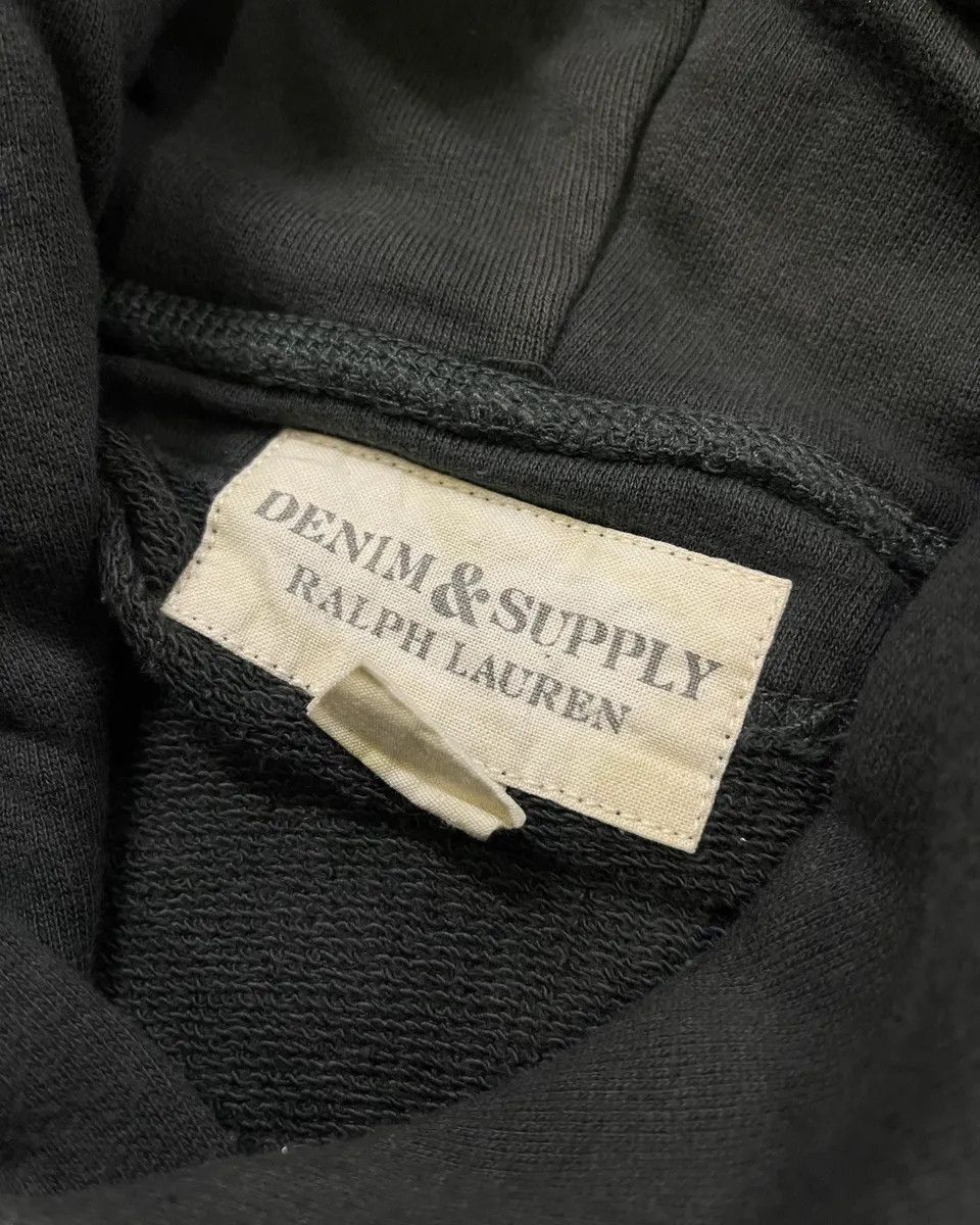 Polo Ralph Lauren 2010s Ralph Lauren Olive Distressed American Flag Hoodie Size US M / EU 48-50 / 2 - 9 Thumbnail
