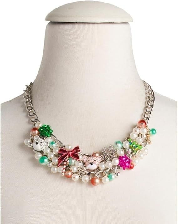 Betsey Johnson Betsey Johnson Christmas Charm Statement Bib Necklace Size ONE SIZE - 1 Thumbnail