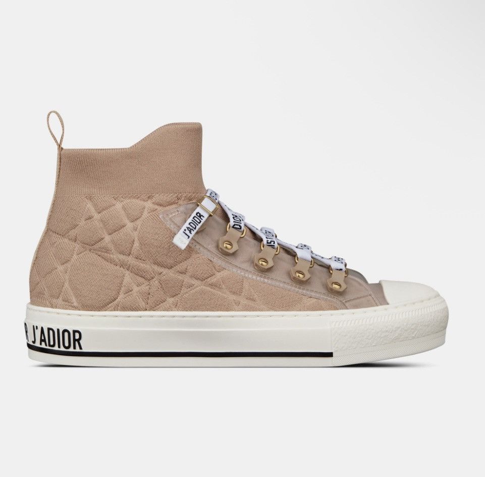 Dior Dior WALK'N'DIOR SNEAKER Nude Macrocannage Technical Mesh Size US 10 / IT 40 - 2 Thumbnail