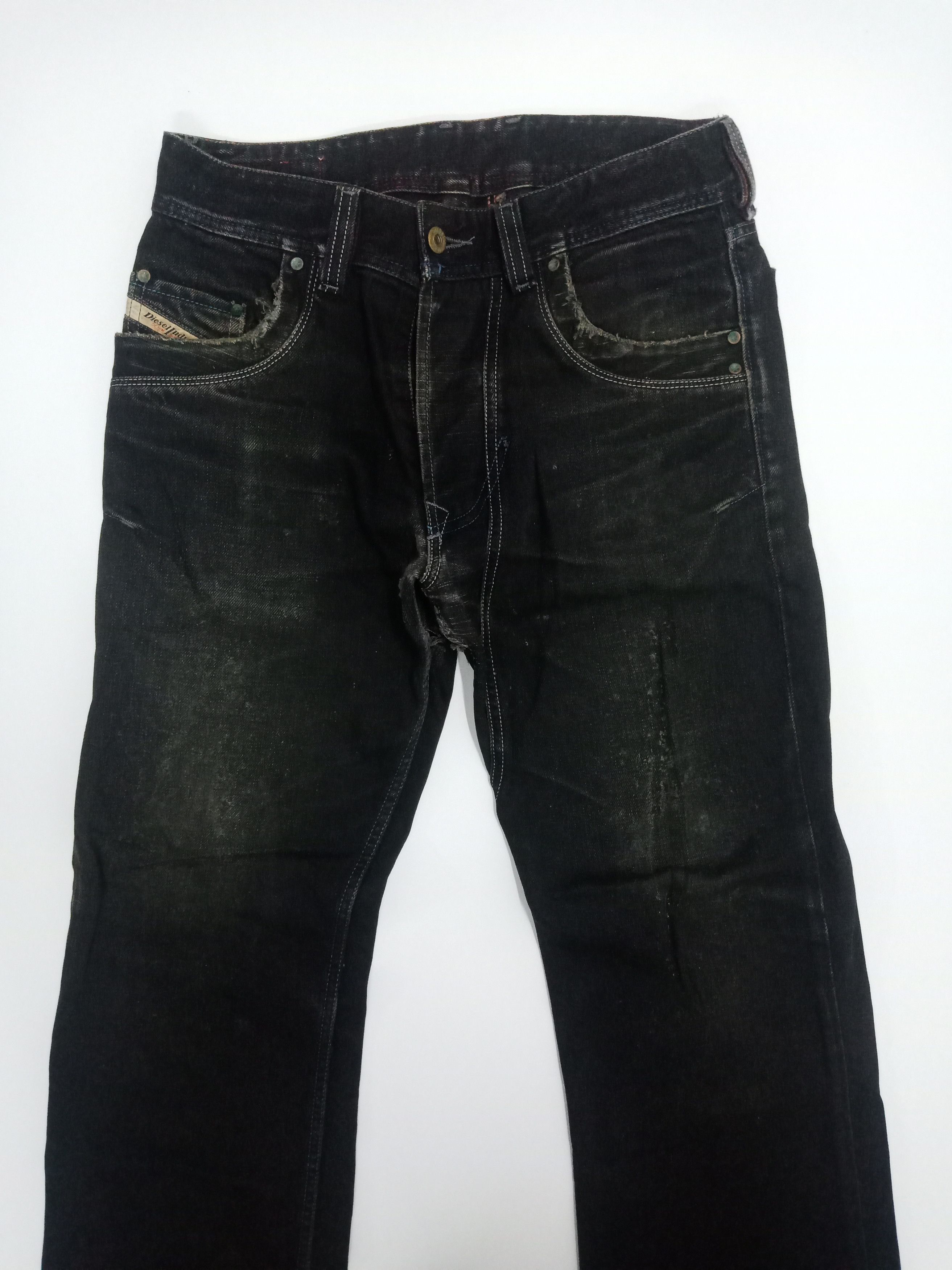 Diesel Diesel Ripped Mud Black Romania #P1 Size US 31 - 4 Thumbnail