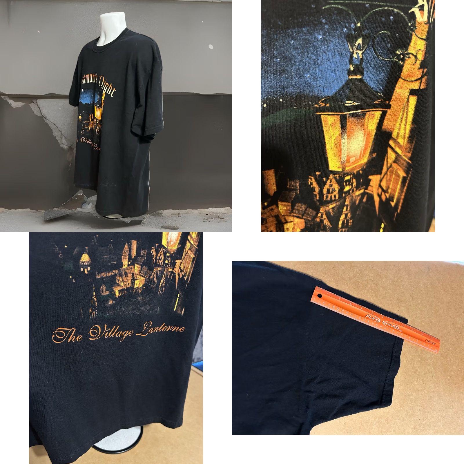 Vintage VTG Blackmore’s Night The Village Lanterne Shirt Men XL Black Short Sleeve 2006 Size US XL / EU 56 / 4 - 8 Thumbnail