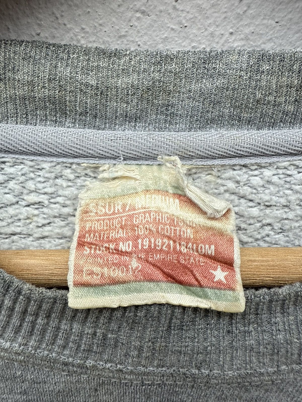 SSUR 💥RARE💥 Vintage 90’s SSUR Rebel Ape Heather Gray Sweatshirt Size US L / EU 52-54 / 3 - 5 Thumbnail