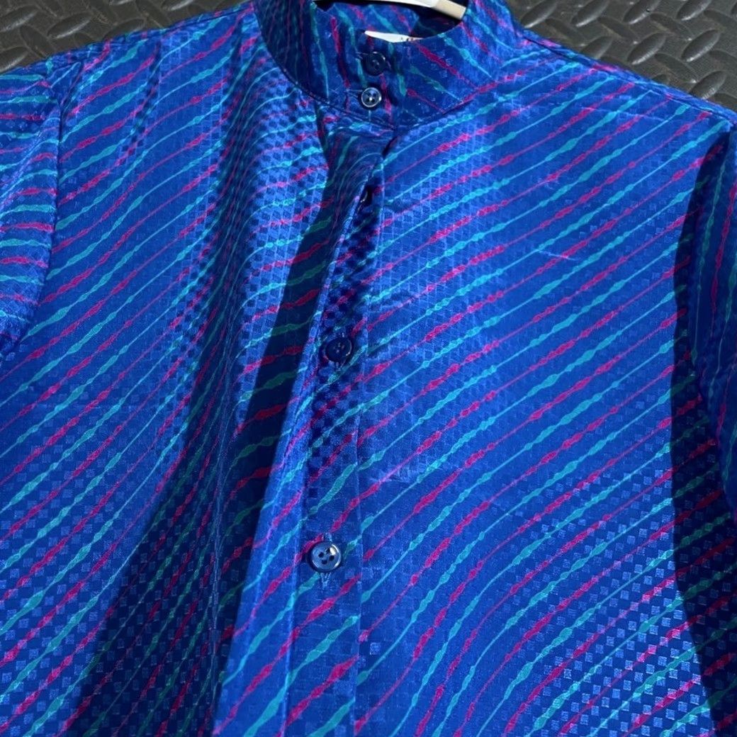 Pendleton Pendleton Blouse Women's 12 Blue Hidden Button Up Miss Sophisticates Red Size XL / US 12-14 / IT 48-50 - 5 Thumbnail