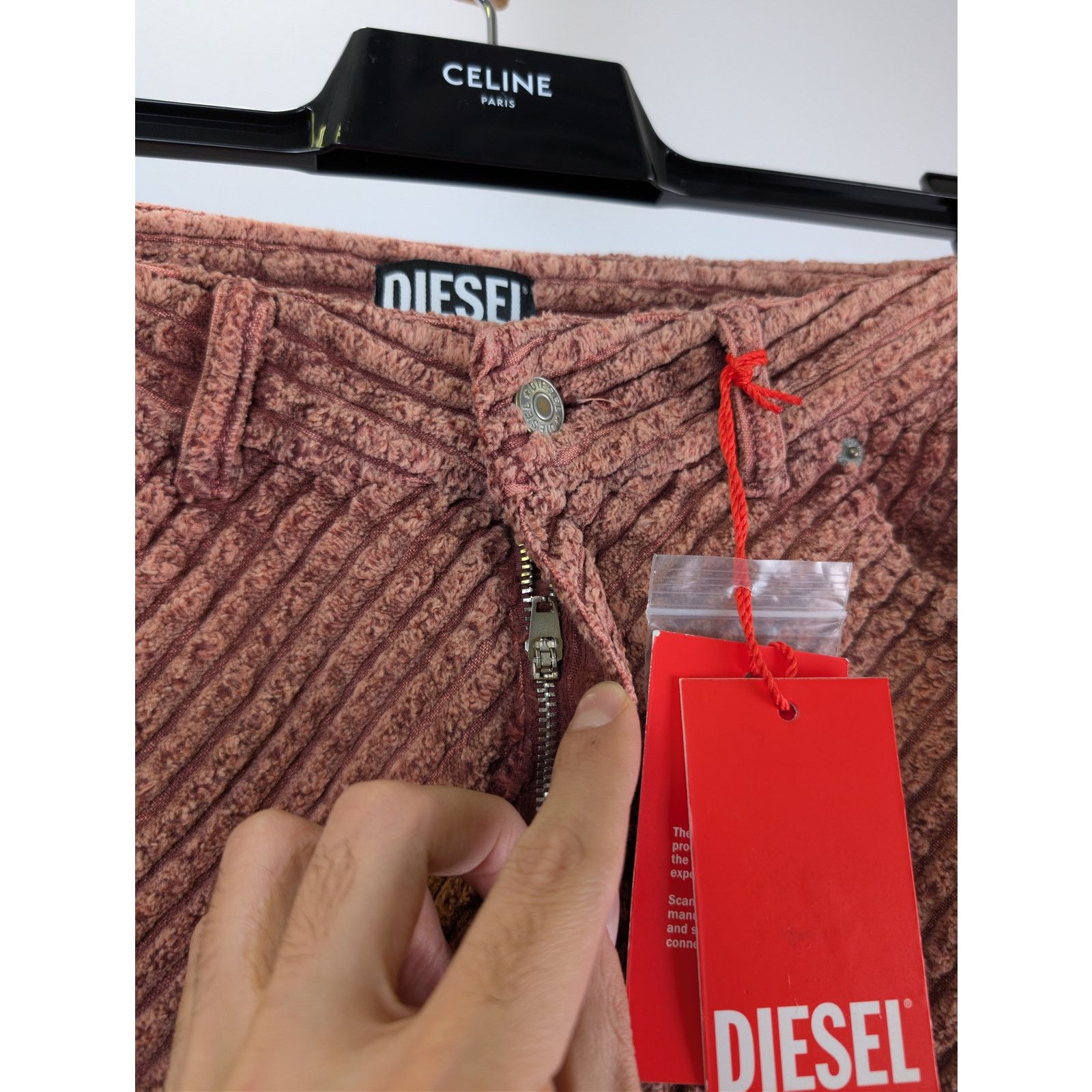 Diesel o1rshd1 P-Cordy Pantaloni Pants in Brown Size US 32 / EU 48 - 7 Thumbnail