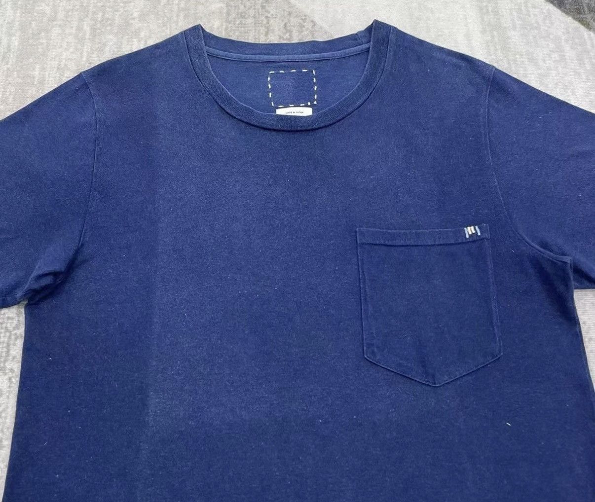 Visvim VISVIM 14SS Natural Indigo Vintage Pocket T-shirt J16 Size US S / EU 44-46 / 1 - 3 Thumbnail