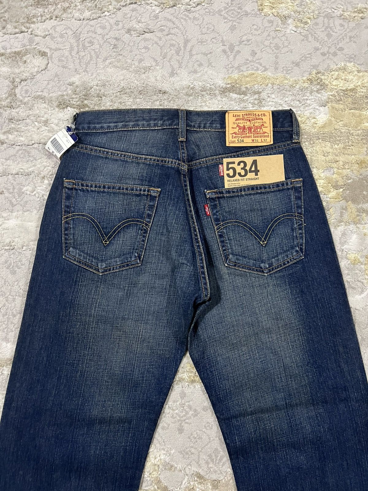 Levi's NWT LEVIS 534 Japan Relaxed Fit Straight Denim Red Tab Jeans Size US 31 - 4 Thumbnail