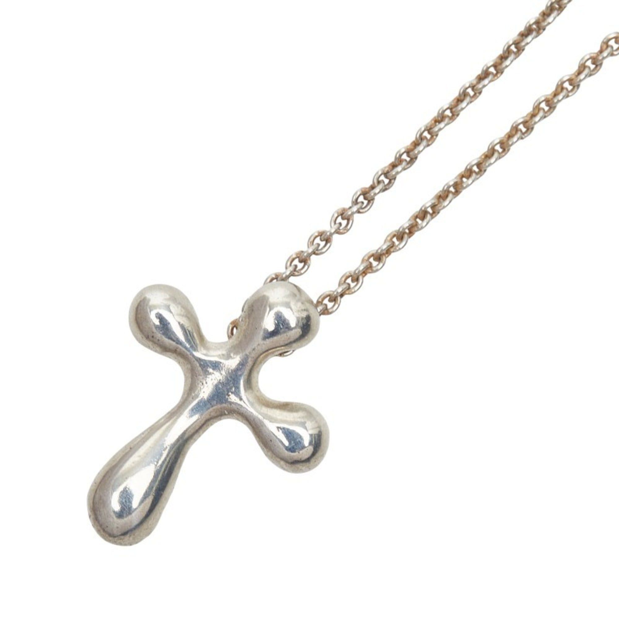 Tiffany & Co. Small Cross Necklace in 925 Sterling Silver for Women