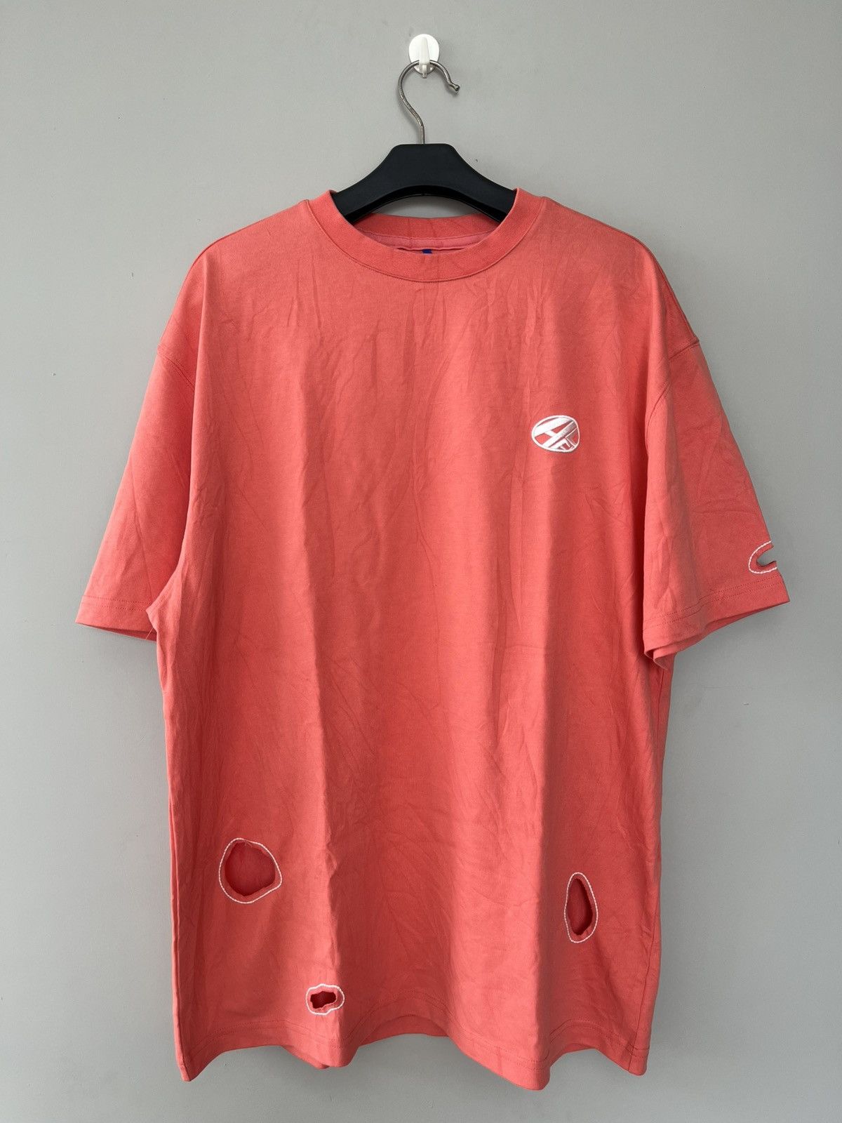 Ader Error SS2022 Ader Error Distressed Sawn Hole Model T-Shirt Size US L / EU 52-54 / 3 - 3 Thumbnail
