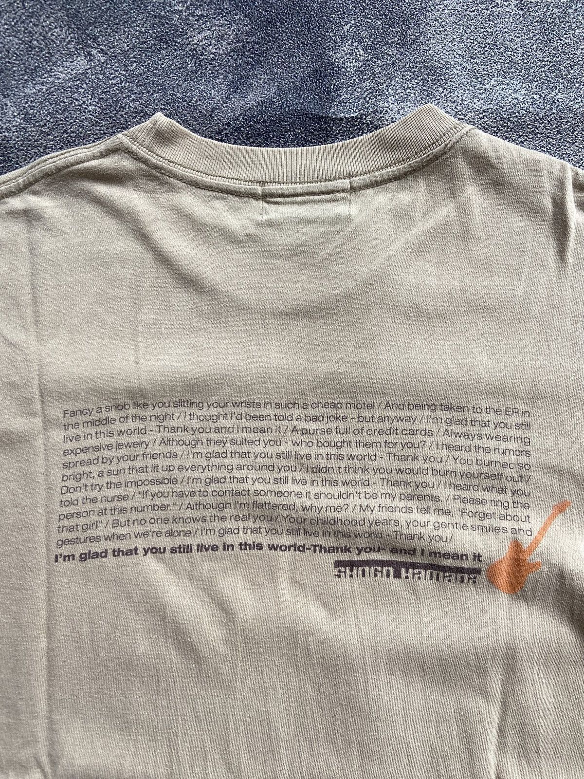 Band Tees RARE Shogo Hamada 2000s Thank You Tshirt Size US S / EU 44-46 / 1 - 7 Thumbnail