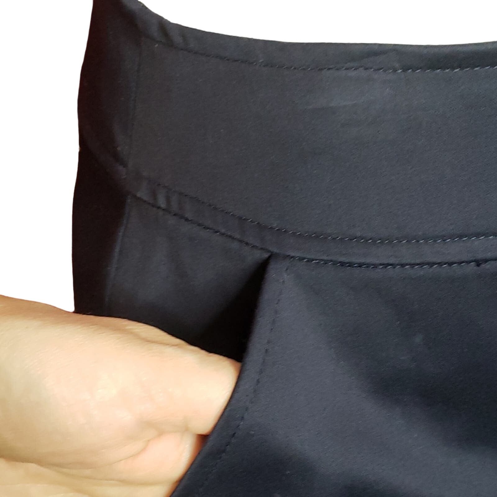 Other NWT ASEC2 Navy Zip back mini skirt by Philippe Adec SZ 8 Size 30" / US 8 / IT 44 - 4 Thumbnail