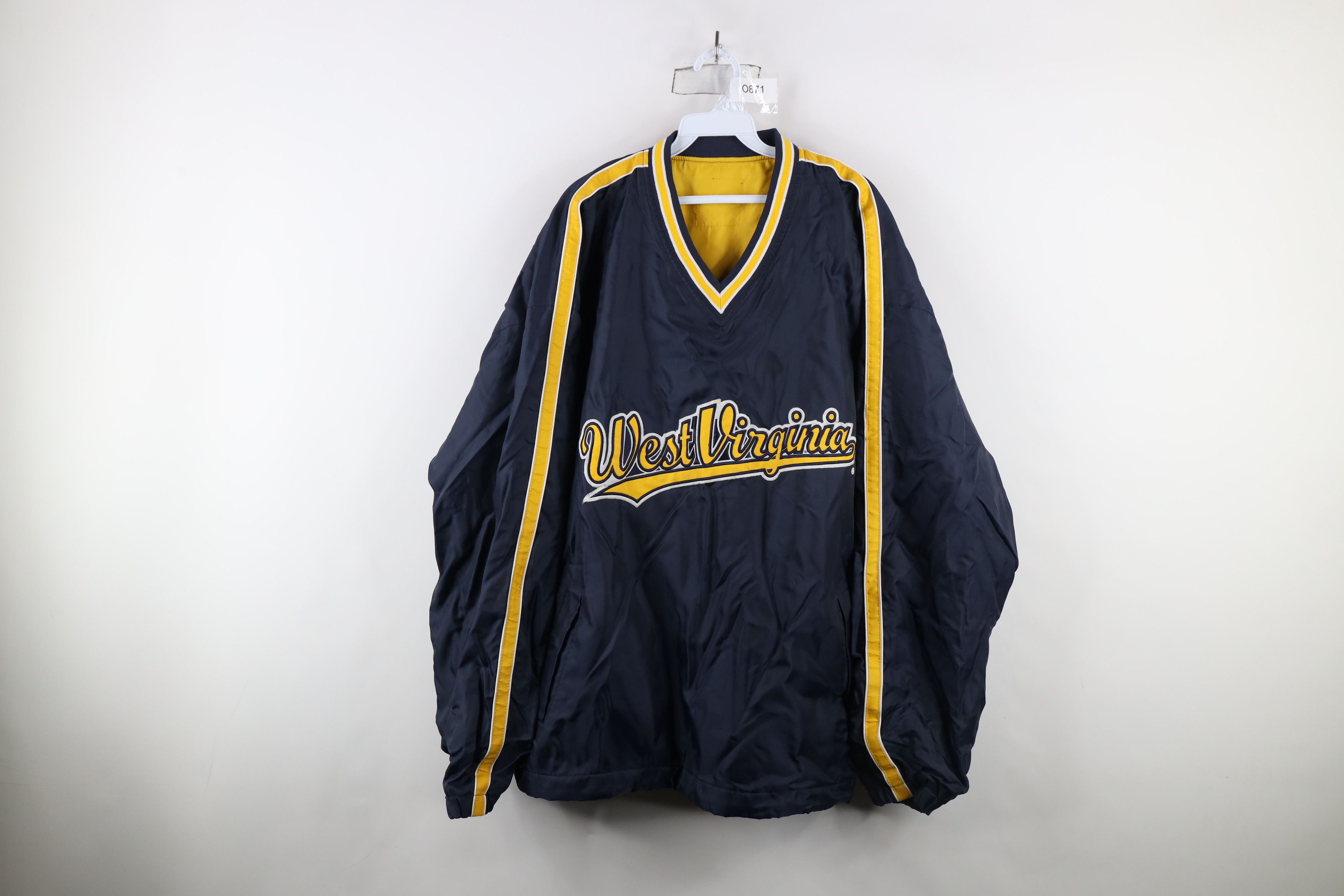 Vintage Vintage 90s Lined Virginia University Windbreaker Jacket Size US XL / EU 56 / 4 - 1 Thumbnail