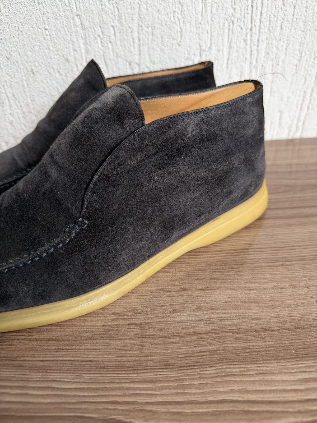Loro Piana Suede open walk loafers Size US 7 / EU 40 - 11 Thumbnail