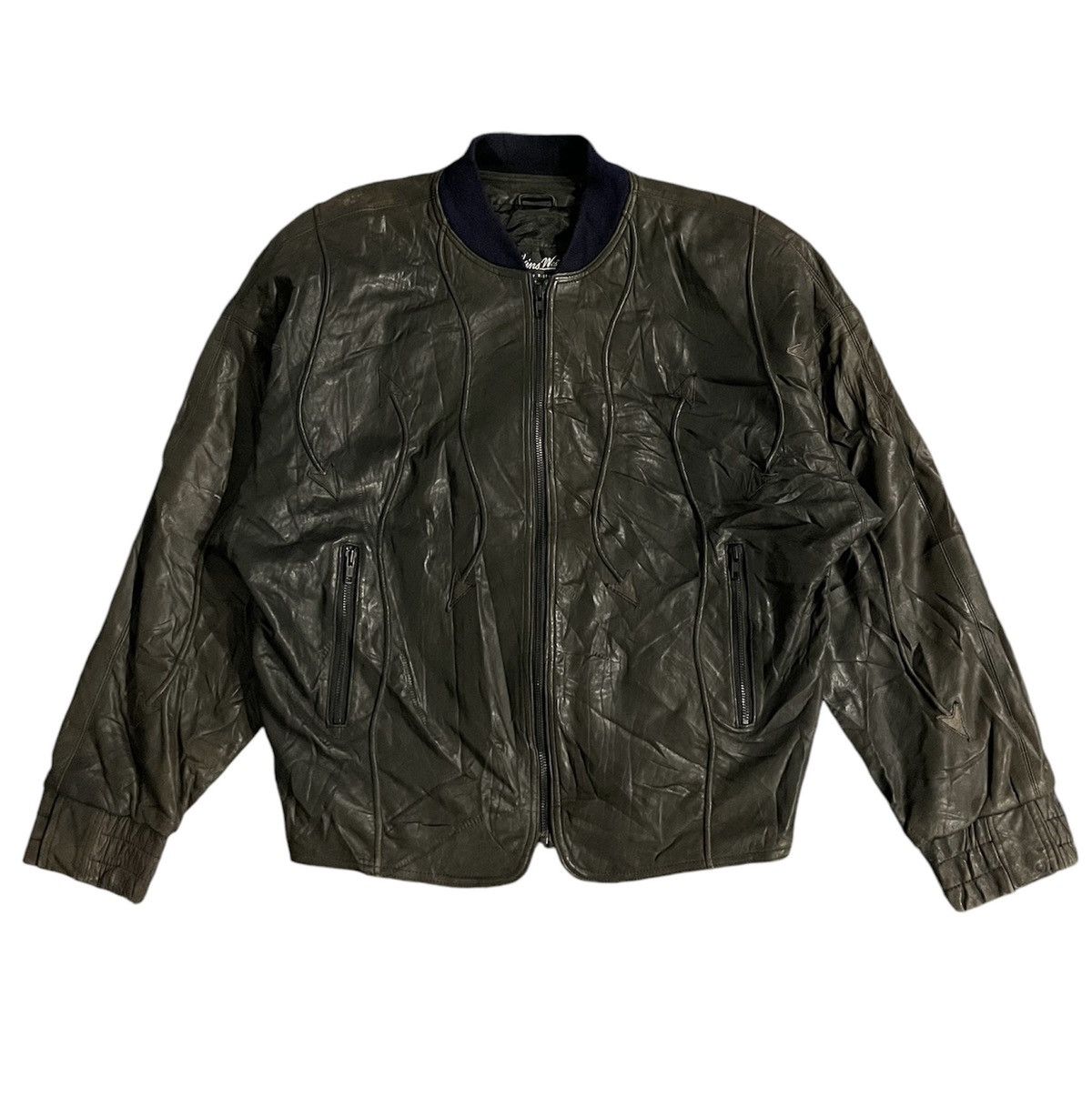 Vintage Vintage Skins West Jeffery Hilton Leather Jacket Size US L / EU 52-54 / 3 - 1 Thumbnail