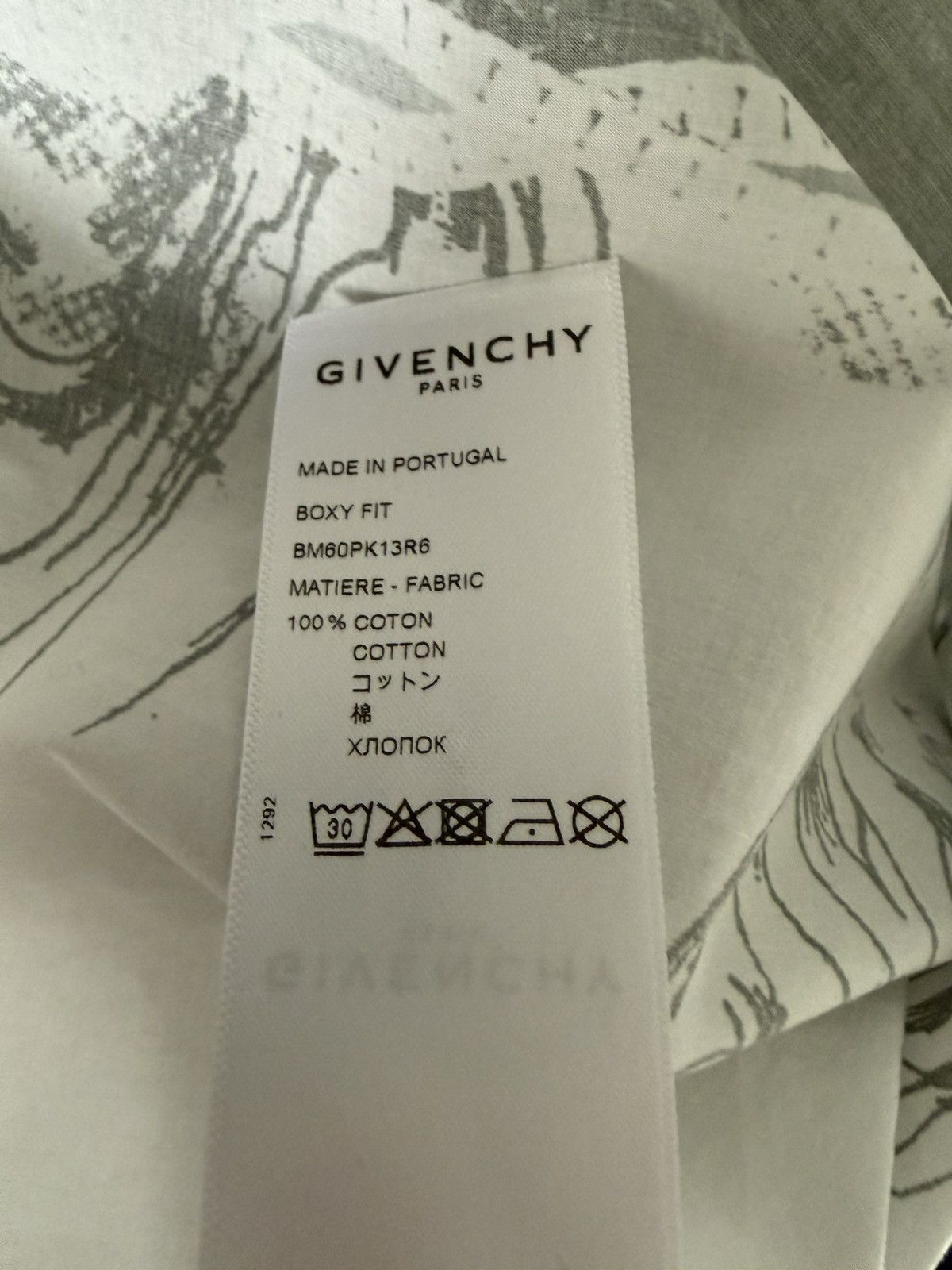 Givenchy Givenchy LA Tattoo Zip Up Poplin Shirt Size US L / EU 52-54 / 3 - 6 Thumbnail