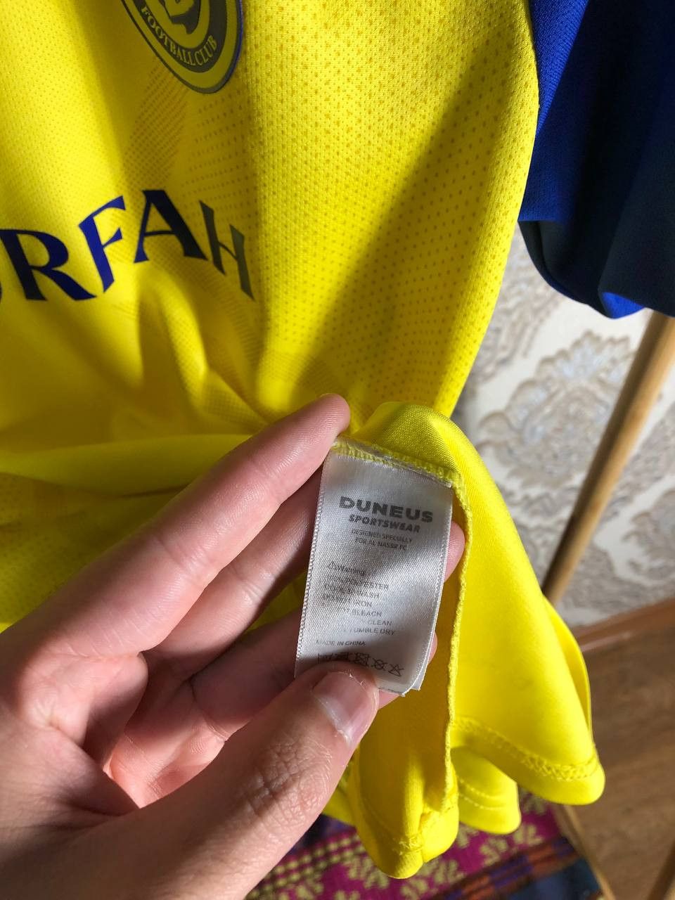 Vintage Very Rare FC Al Nassr Arabia Retro Soccer Jersey Ronaldo 7 Size US S / EU 44-46 / 1 - 6 Thumbnail