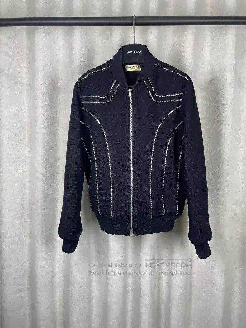 Saint Laurent Paris Saint Laurent Paris Black samurai wave fishbone multi-zip Size US S / EU 44-46 / 1 - 1 Thumbnail
