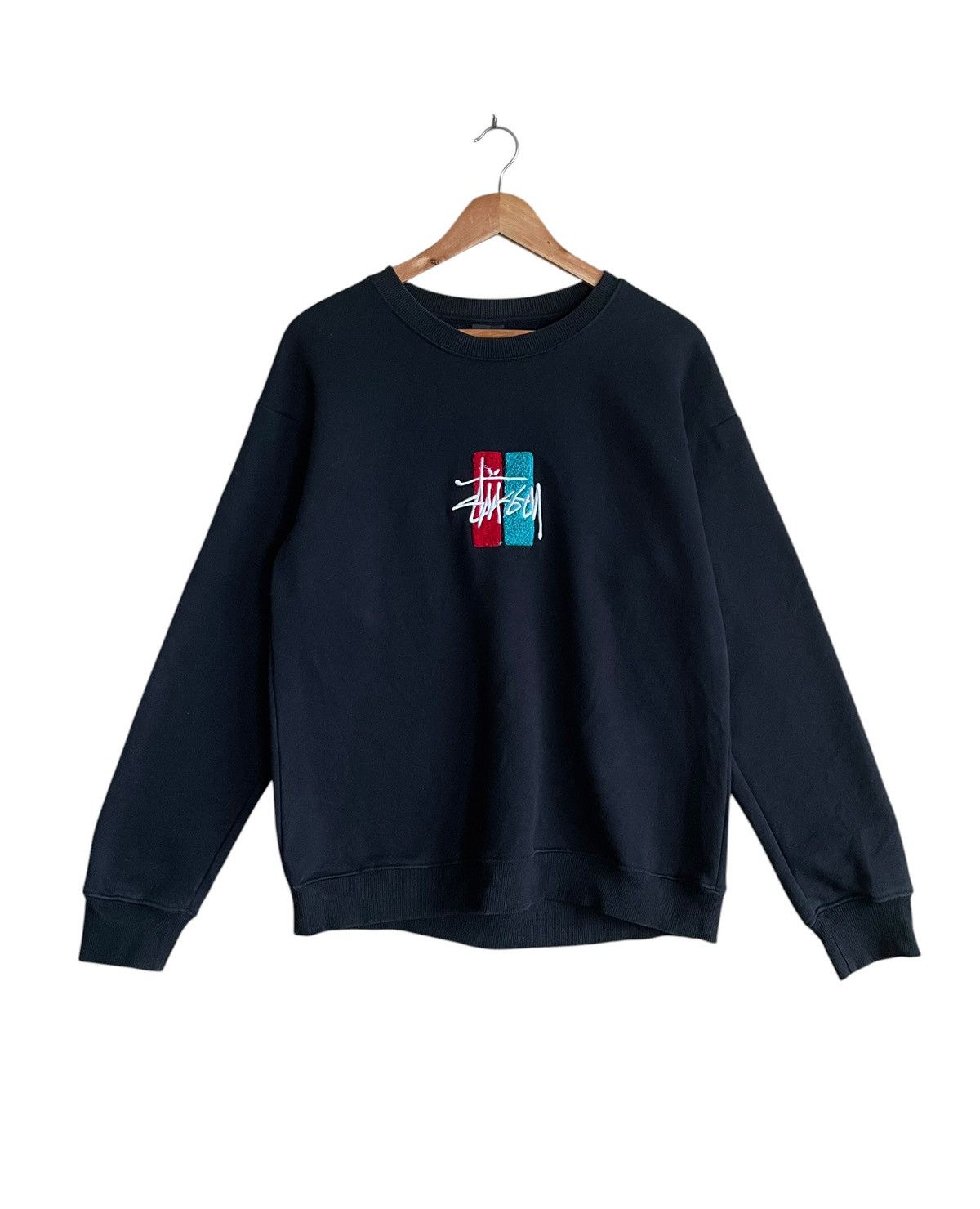 Stussy Rare Design Vintage Brand Stussy Big Logo Sweatshirt 2000s Size US M / EU 48-50 / 2 - 1 Thumbnail