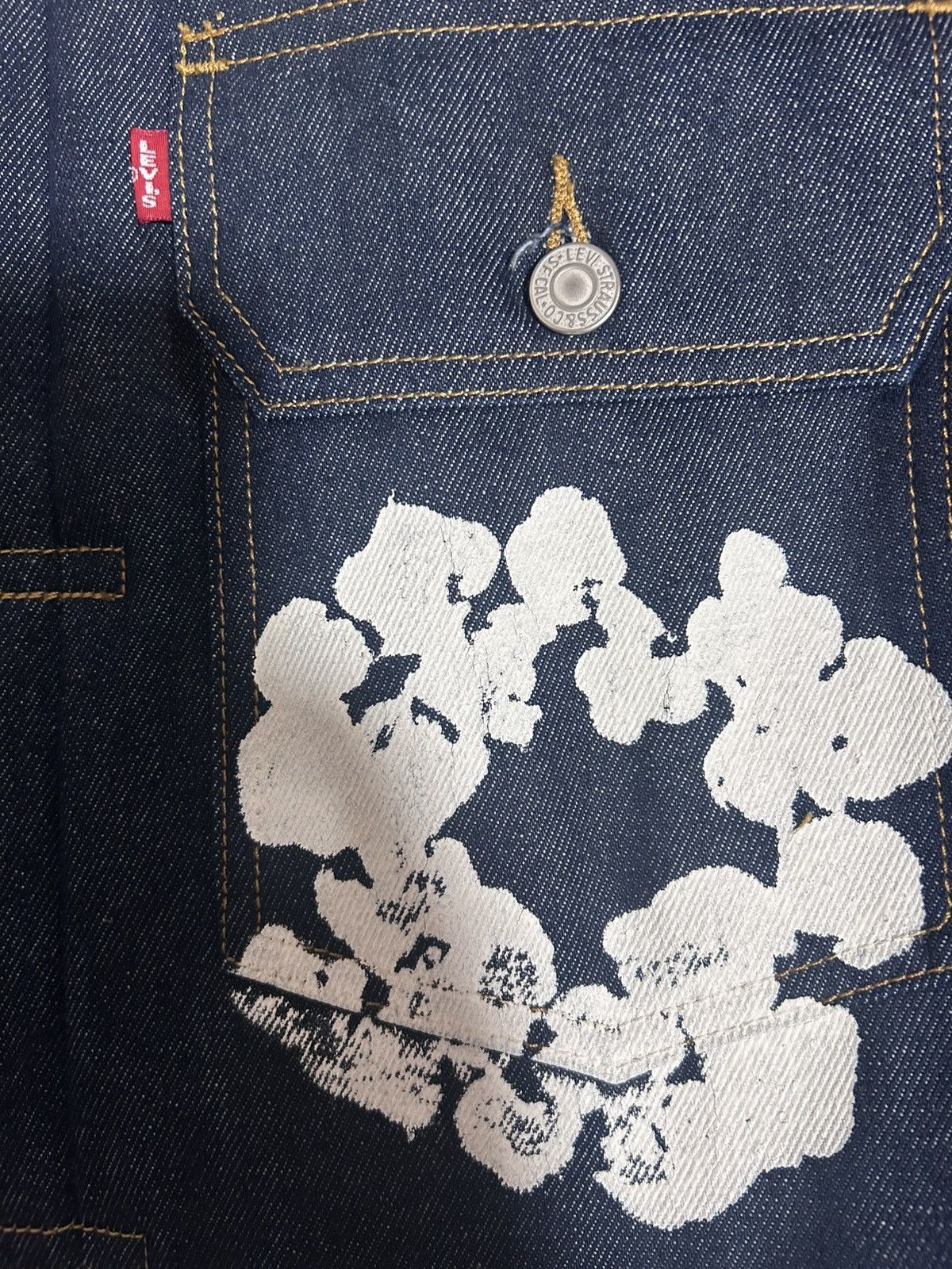 DENIM TEARS Denim Tears Type II All Over Wreath Jacket 'Raw' Size US XL / EU 56 / 4 - 3 Thumbnail