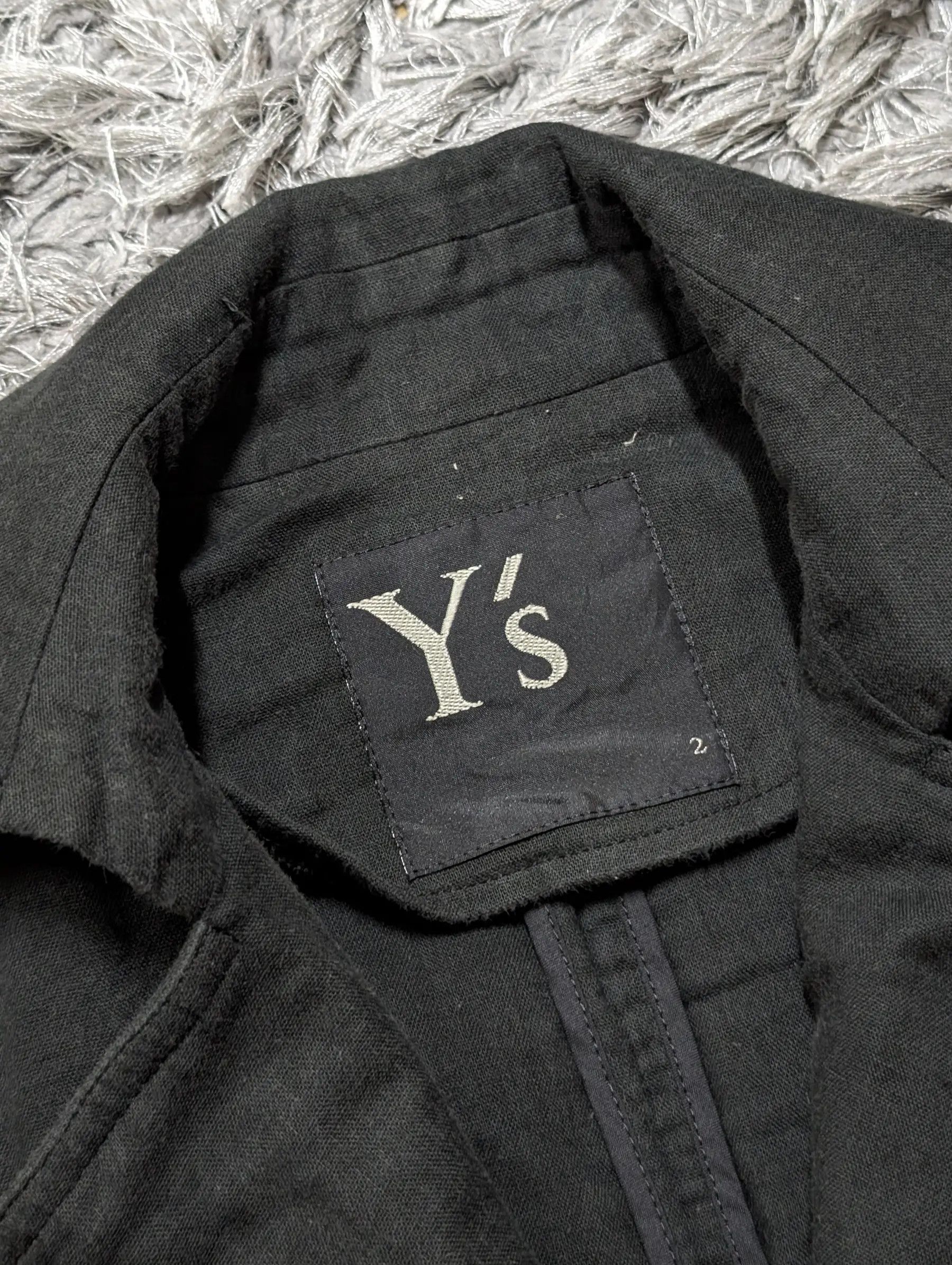 Y's × Yohji Yamamoto A/W 2012 Yohji Yamamoto Distressed Femme Cropped Rip Jacket Size S / US 4 / IT 40 - 7 Thumbnail