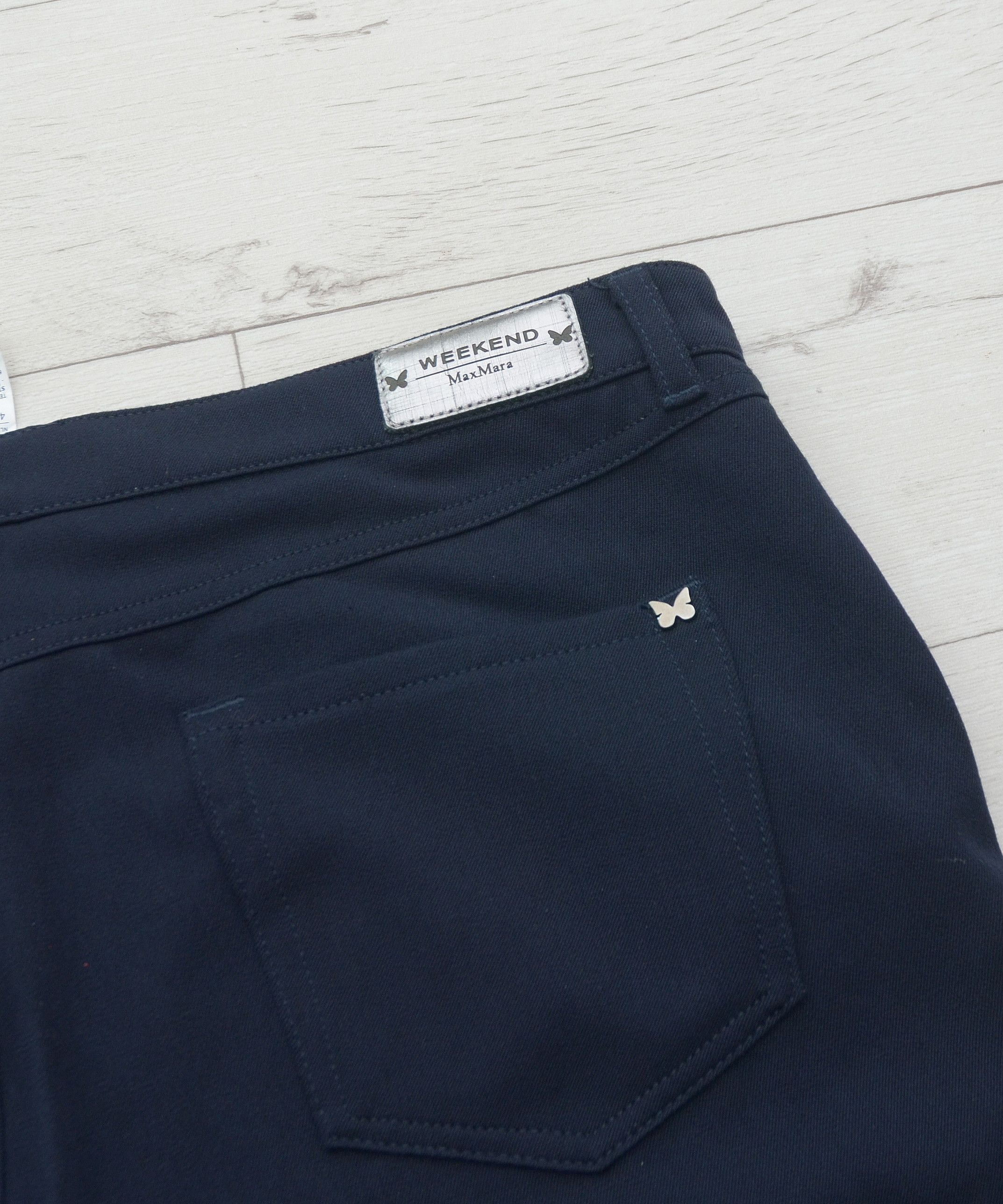 Max Mara × Weekend Max Mara Luxury Max Mara Weekend Womens Stretch Pants Designer Size 36" / US 14 / IT 50 - 5 Thumbnail