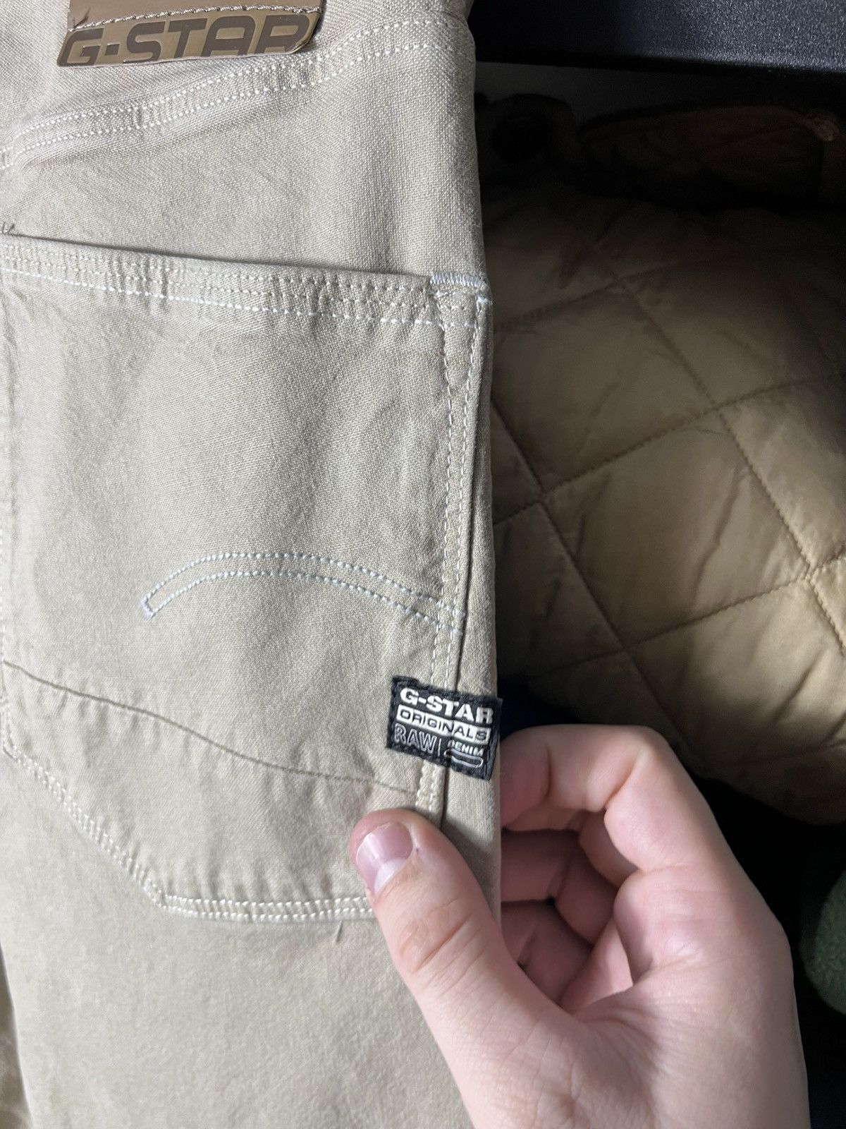 G-Star G-Star Grip 3D Relaxed Tapered Fit Pants Raw Workwear Chino Size US 28 / EU 44 - 16 Thumbnail