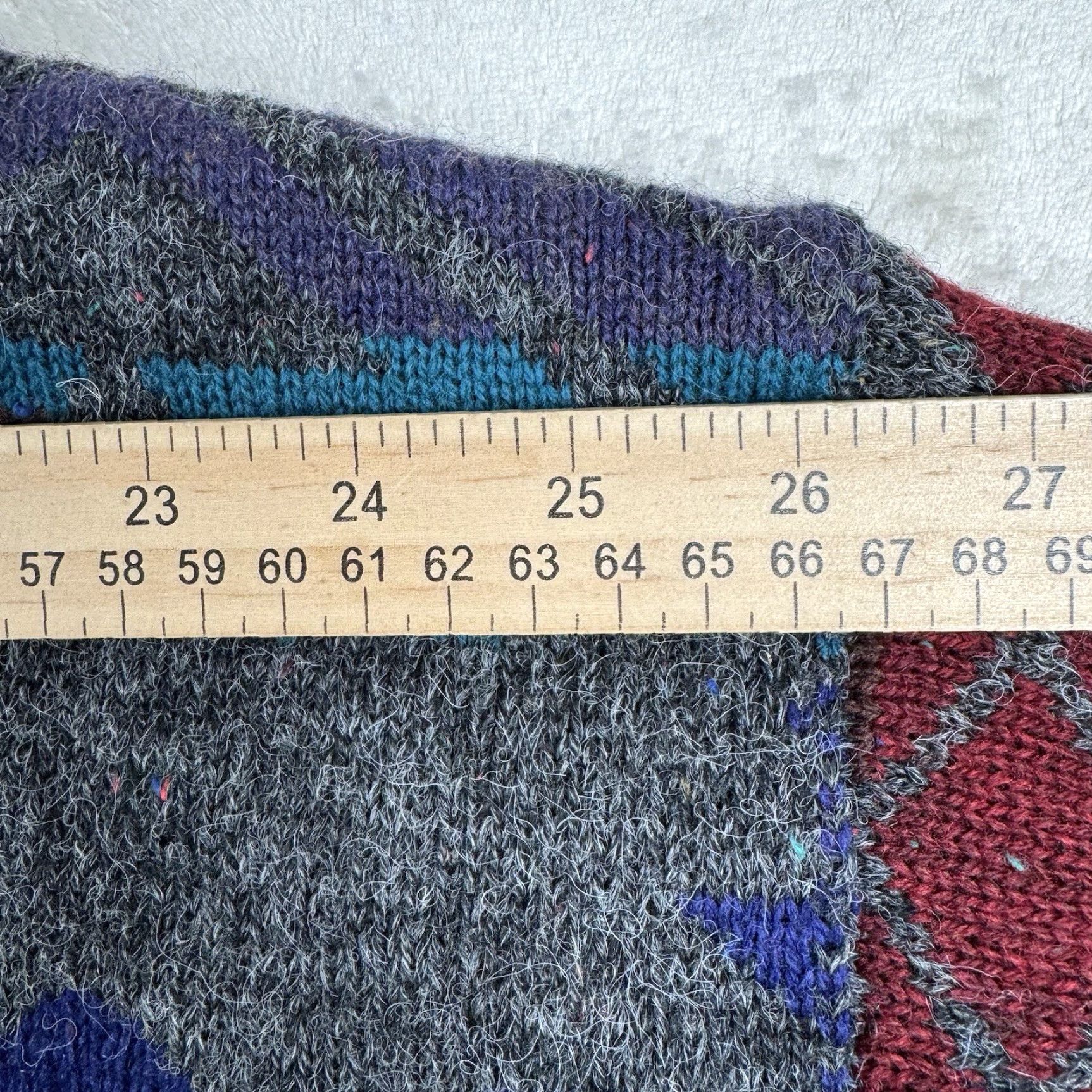 Vintage VINTAGE Brian MacNeil Wool Blend Mens Sweater XL T Navy Blue Geometric Crew Neck Pullover 90s Wool Blend Geometric Mens XLT Navy Size US XL / EU 56 / 4 - 7 Thumbnail