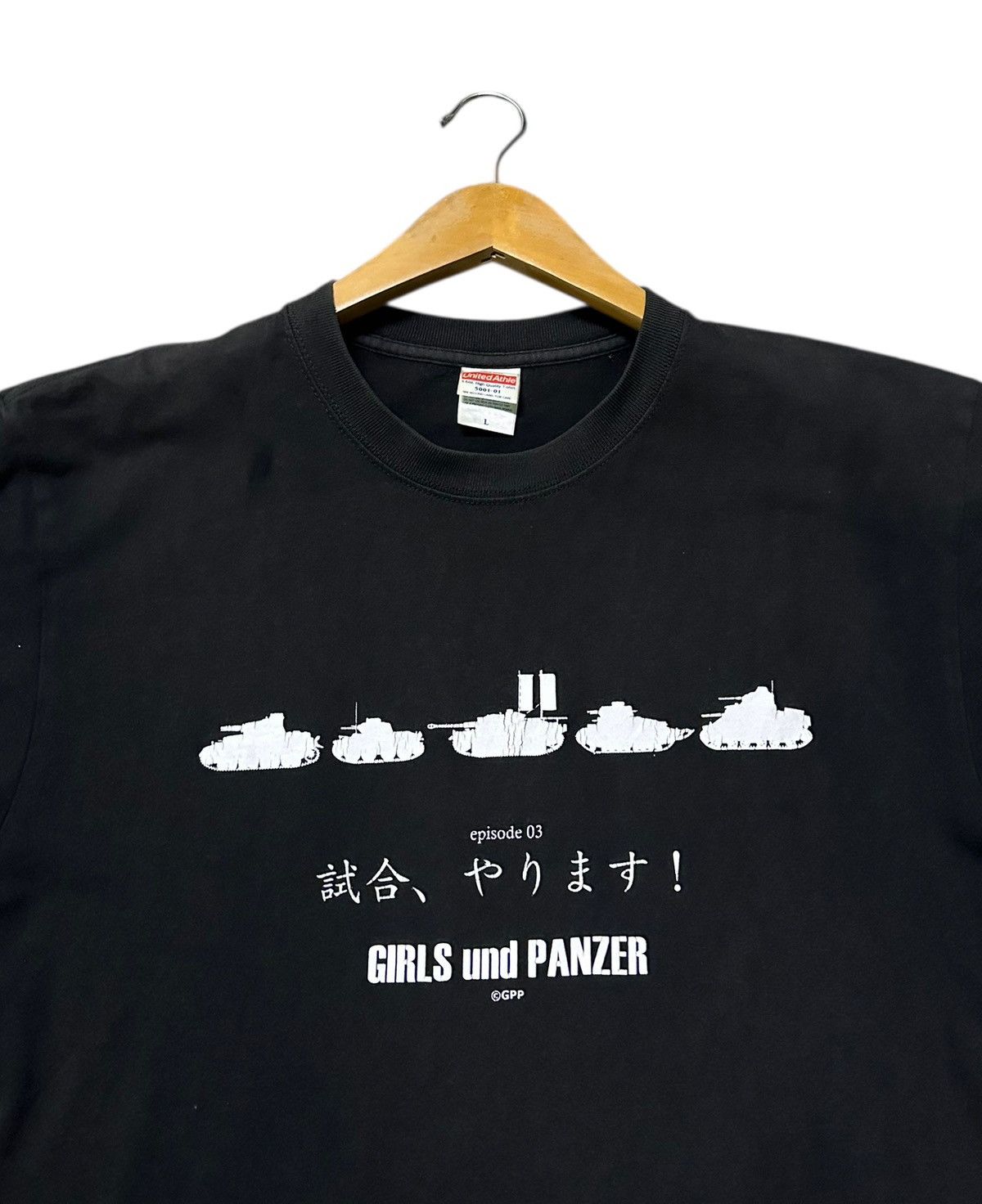Anime Vintage Japan anime Girl und Panzer episode 3 t-shirt Size US L / EU 52-54 / 3 - 3 Thumbnail