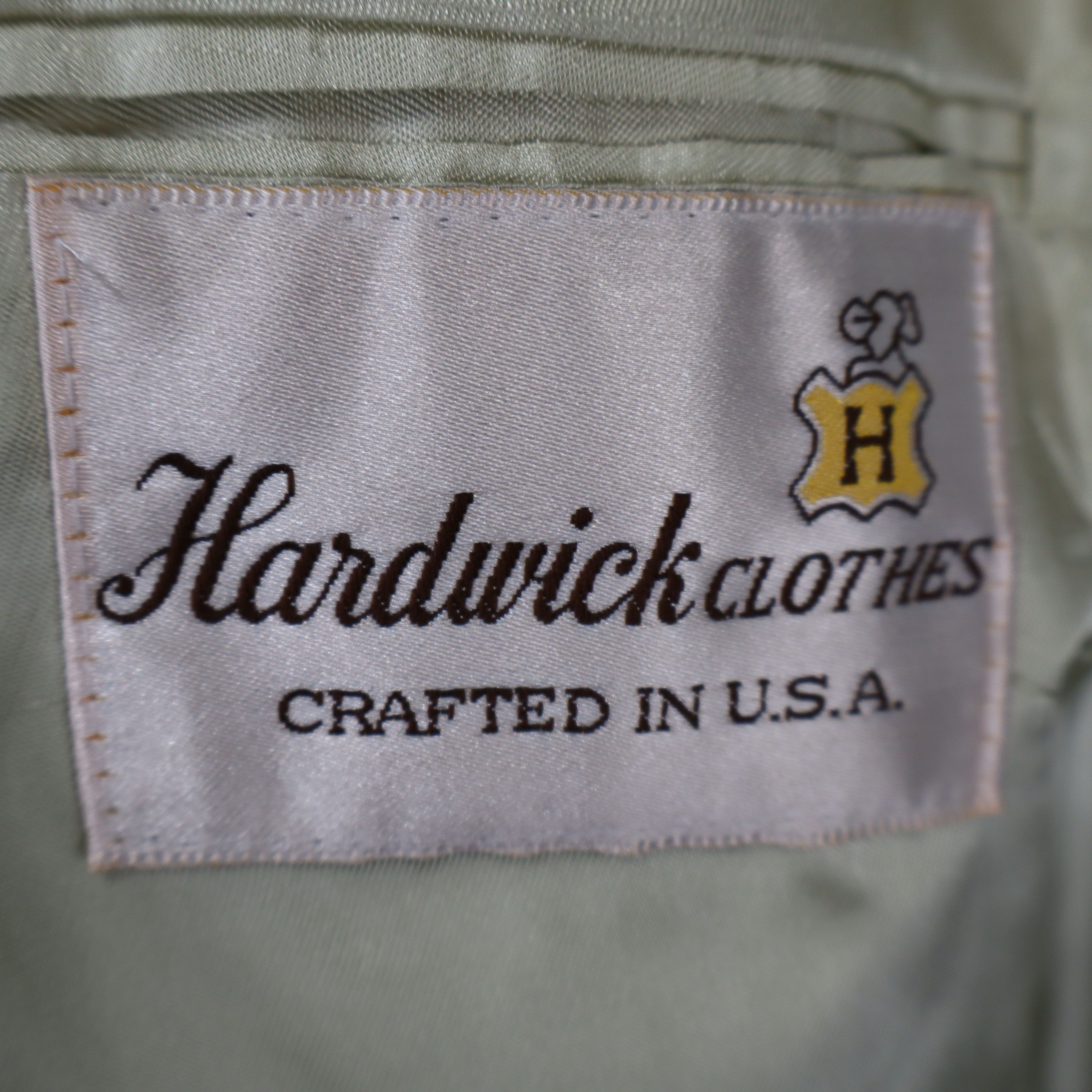Hardwick Vintage Hardwick USA Hopsack Blazer 48L Masters Green Size 48L - 10 Thumbnail