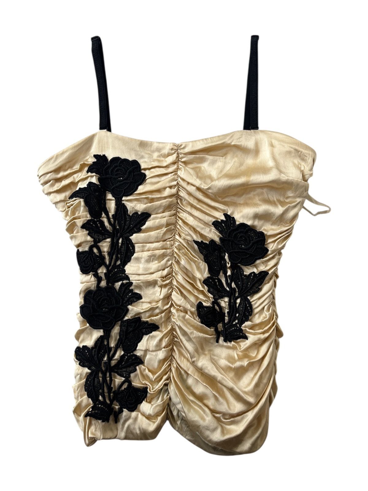 Dolce & Gabbana Y2K Silk Corset Bustier Size M / US 6-8 / IT 42-44 - 1 Thumbnail