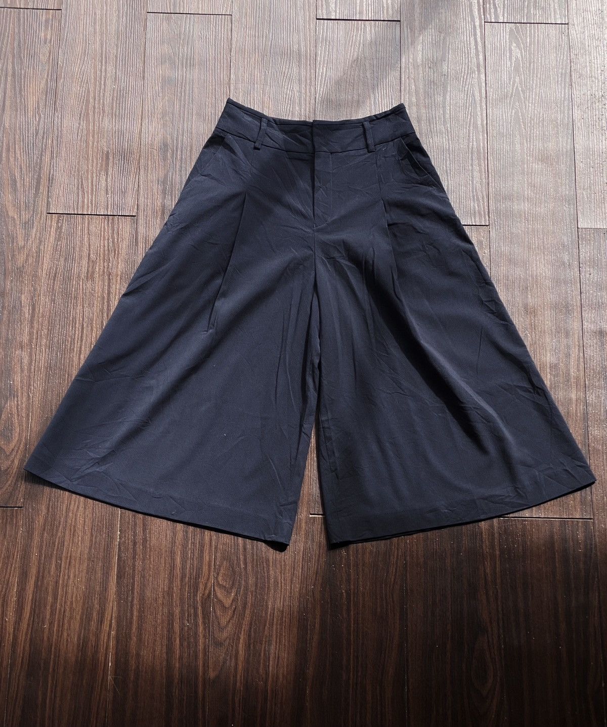 Japanese Brand JAPANESE DESIGNER ADAM ET ROPE HAKAMA PANTS WIDELEG Size US 27 - 1 Thumbnail