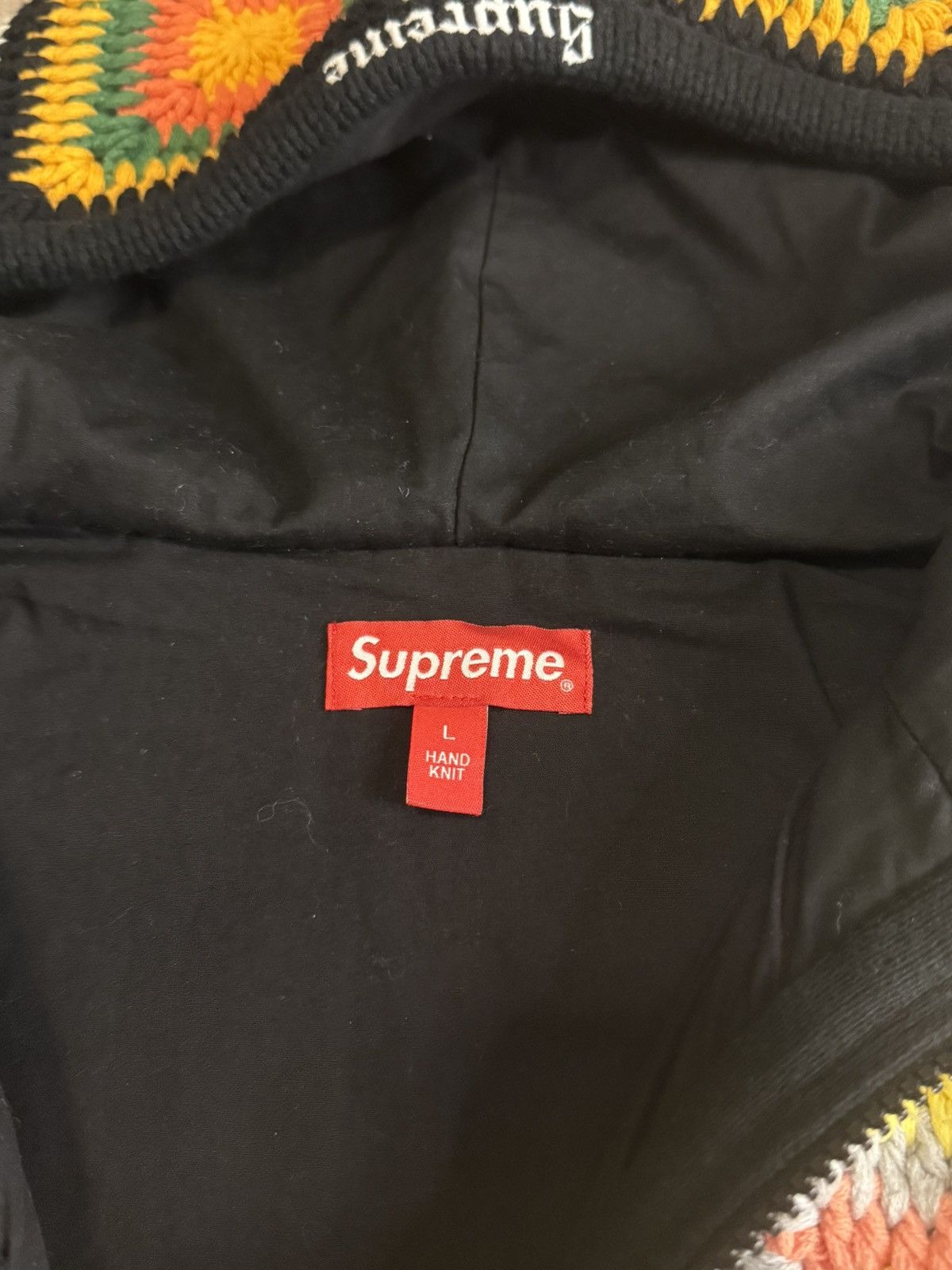 Supreme Supreme FW20 Crotchet Knit Hoodie Size US L / EU 52-54 / 3 - 9 Thumbnail