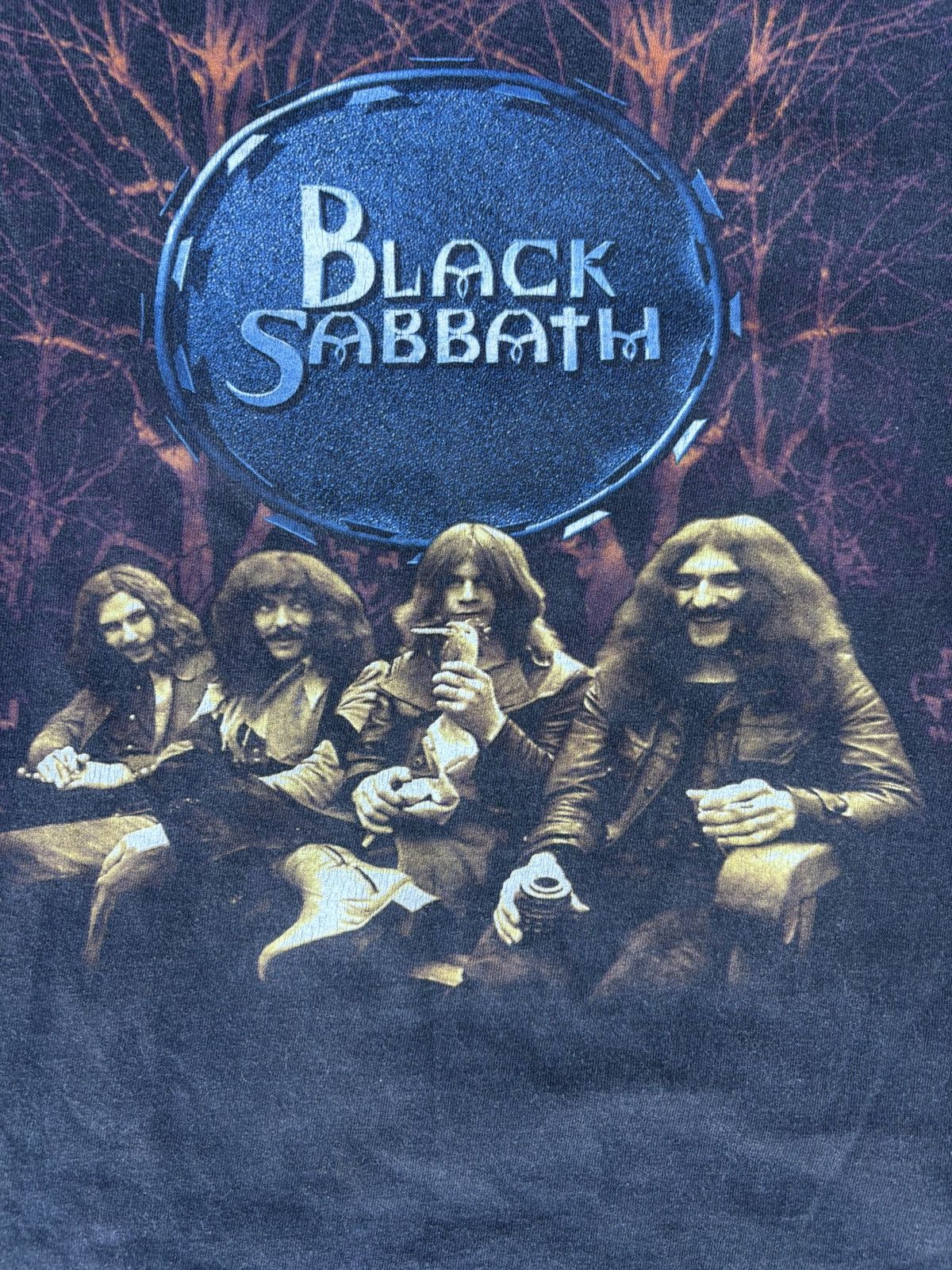 Band Tees Vintage 90s Black Sabbath Tour T Shirt Size US L / EU 52-54 / 3 - 3 Thumbnail
