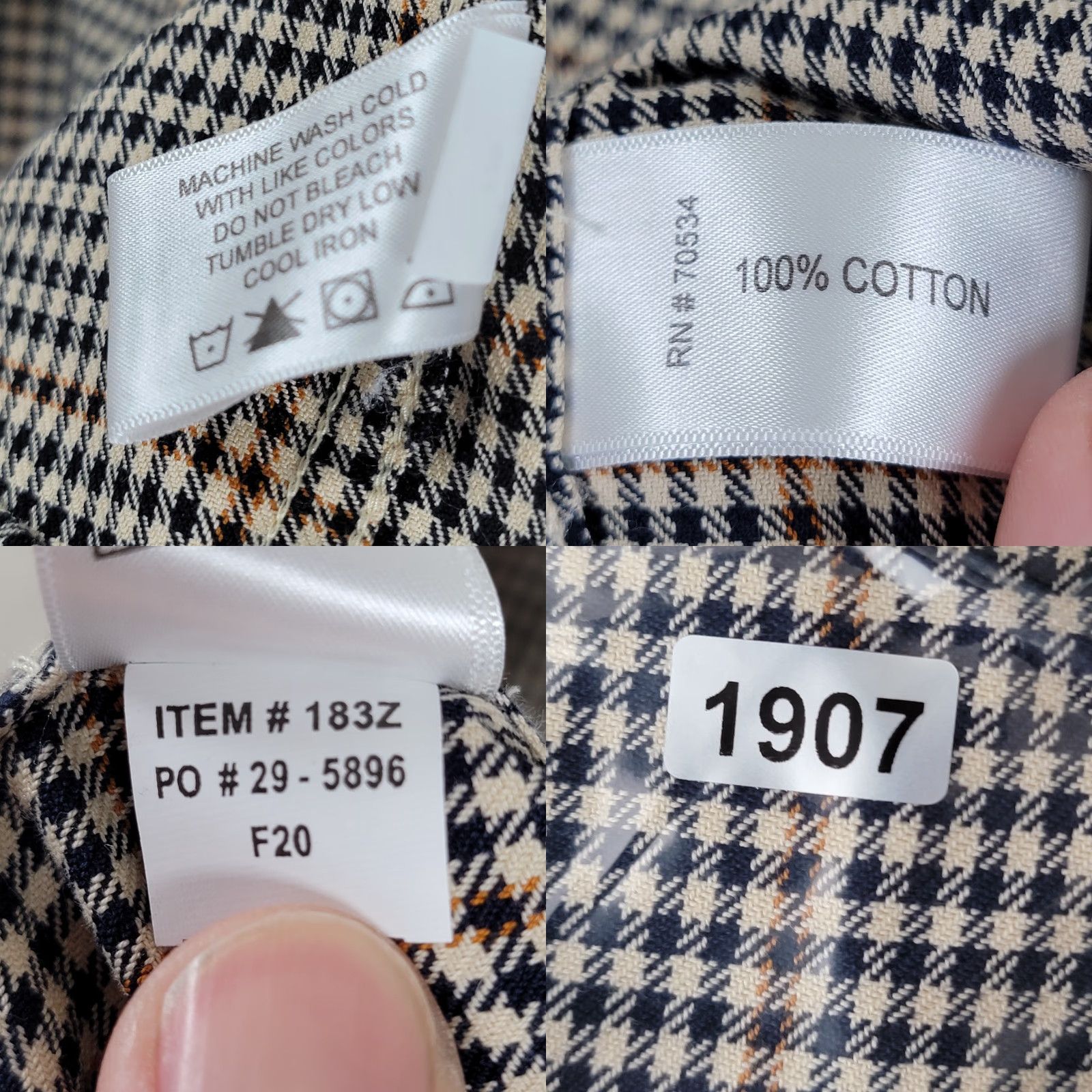 Orvis Orvis Shirt Men’s Large Black Brown Gun Club Check Plaid Flannel Button Up Size US L / EU 52-54 / 3 - 10 Thumbnail