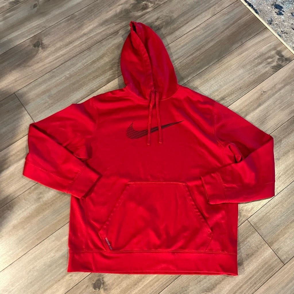 Nike Nike Red Therma-Fit Athletic Casual Hoodie Men XL Size US XL / EU 56 / 4 - 1 Thumbnail