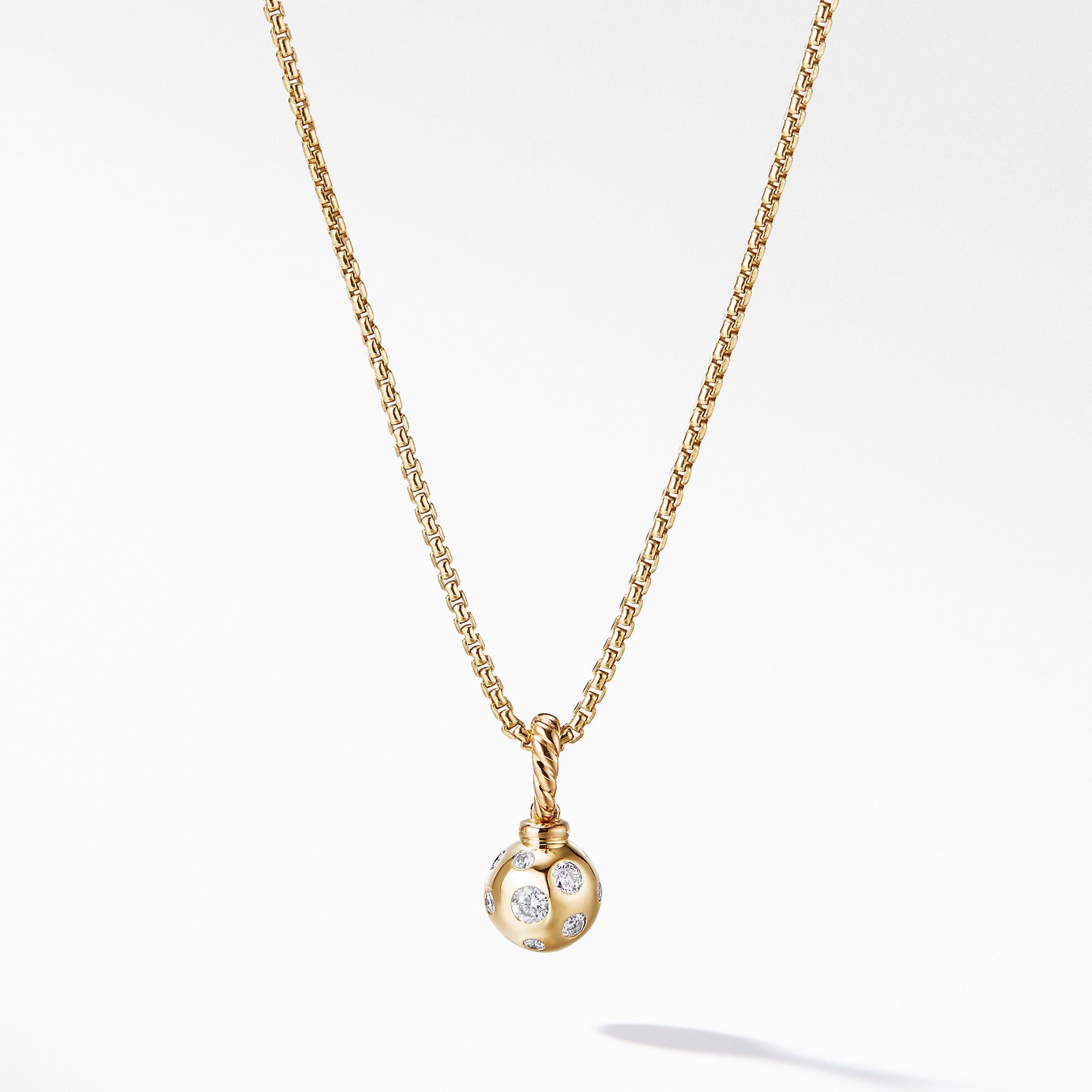David Yurman o1s1wg111025 D12855D Pendant Diamonds In 18k Gold in Golden Size ONE SIZE - 1 Preview