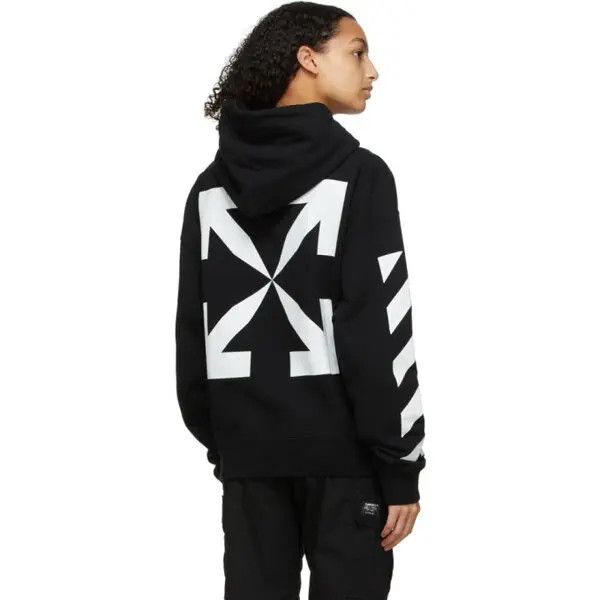 Off-White Black Mona Lisa Arrows Oversized Hoodie Size US XS / EU 42 / 0 - 5 Thumbnail