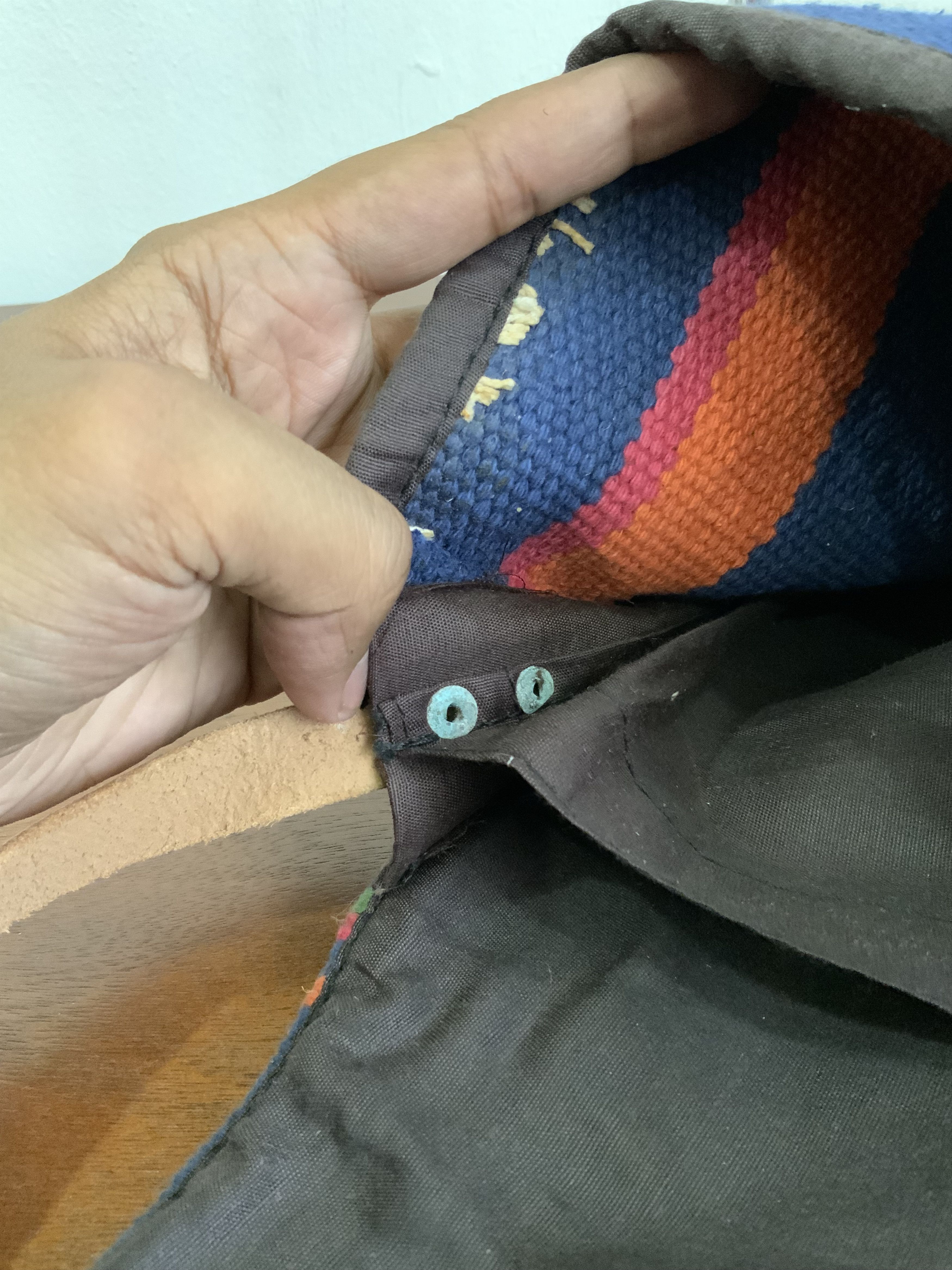 Japanese Brand Indigo Navajo Native Sling Cross Bag Size ONE SIZE - 13 Thumbnail