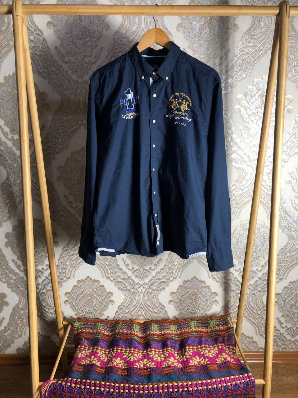 La Martina VINTAGE LA MARTINA ITALIAN DESIGNER CLASSIC SHIRT Y2K 90s Size US XL / EU 56 / 4 - 1 Thumbnail