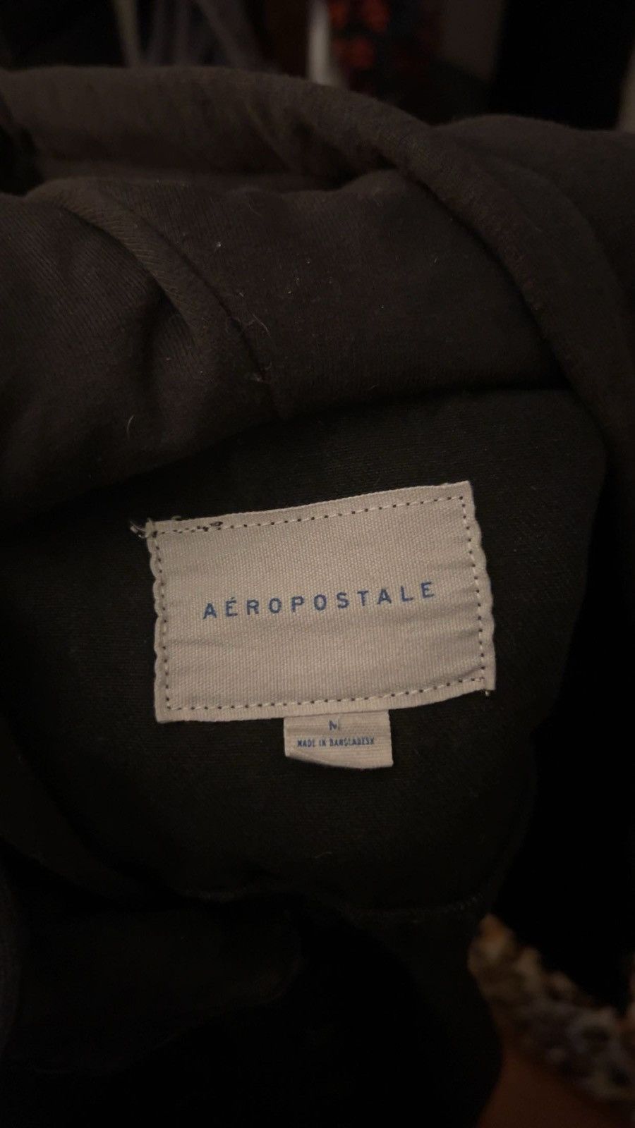 Aeropostale Black denim jacket Size US M / EU 48-50 / 2 - 3 Thumbnail