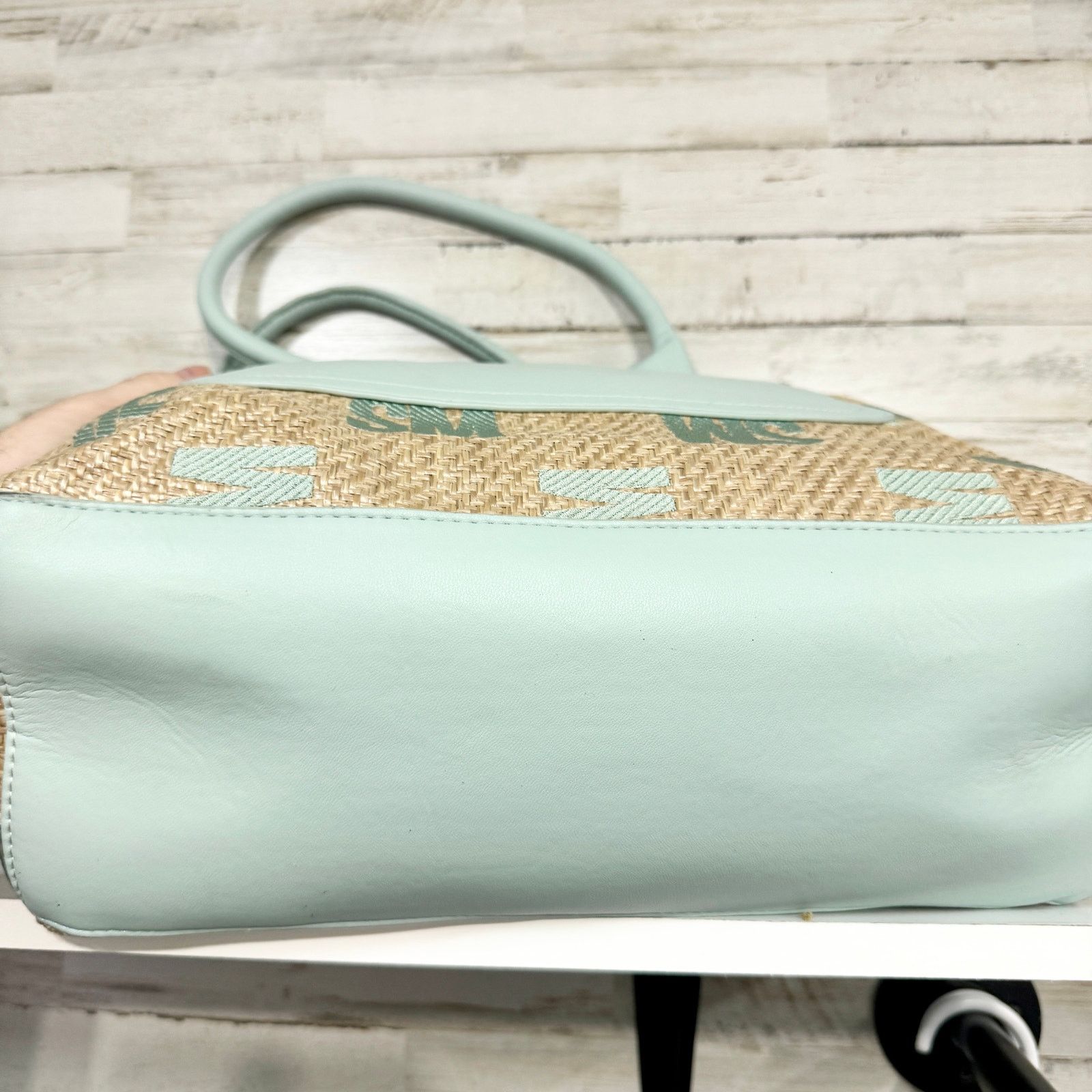 Steve Madden Steve Madden Women Teal Summer Oversized Large Tote Bag Size ONE SIZE - 4 Thumbnail
