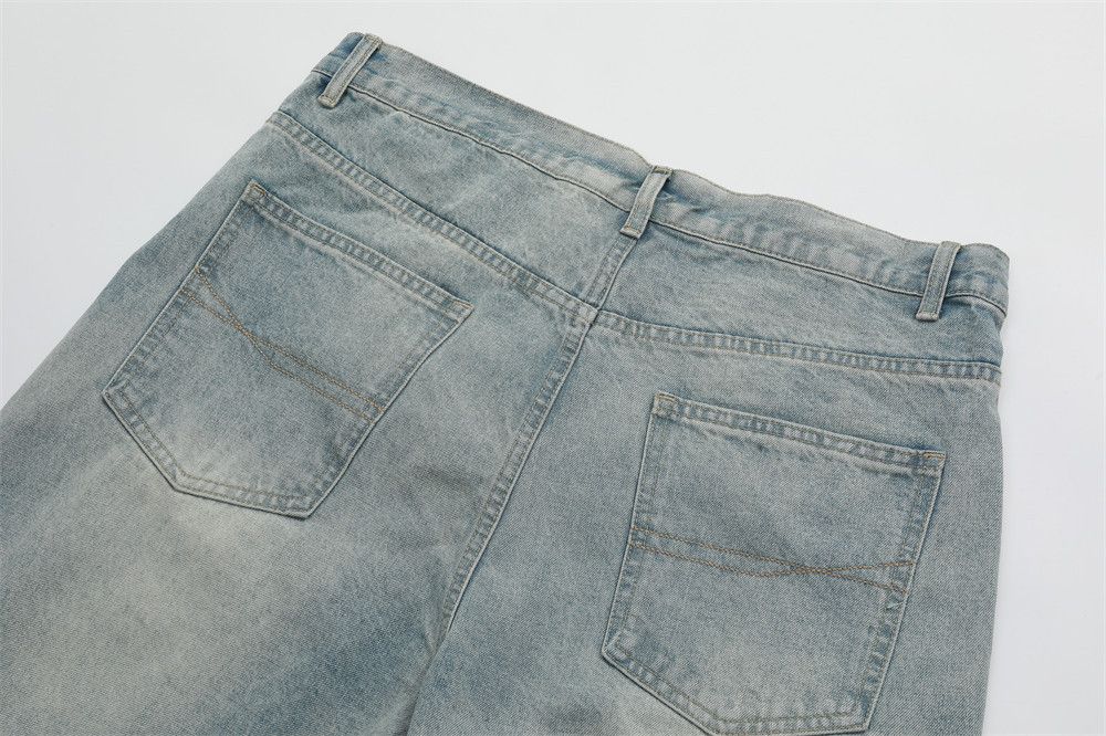 Japanese Brand × Jean American loose washed casual trendy punk distressed jeans Size US 32 / EU 48 - 6 Thumbnail