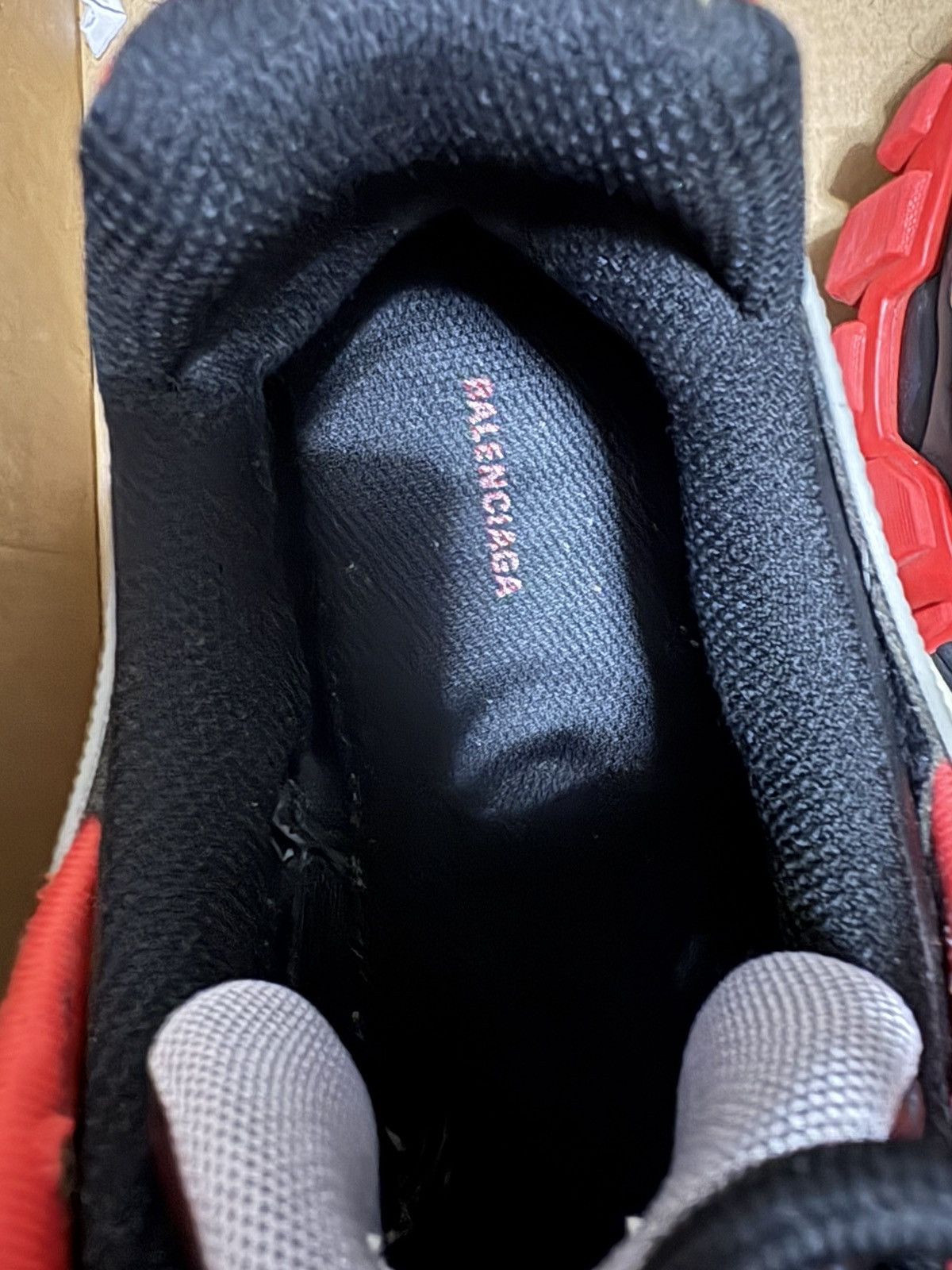 Balenciaga Balenciaga Track 2 Sneakers In Black Red Grey Polyurethane Size US 7 / EU 40 - 5 Thumbnail