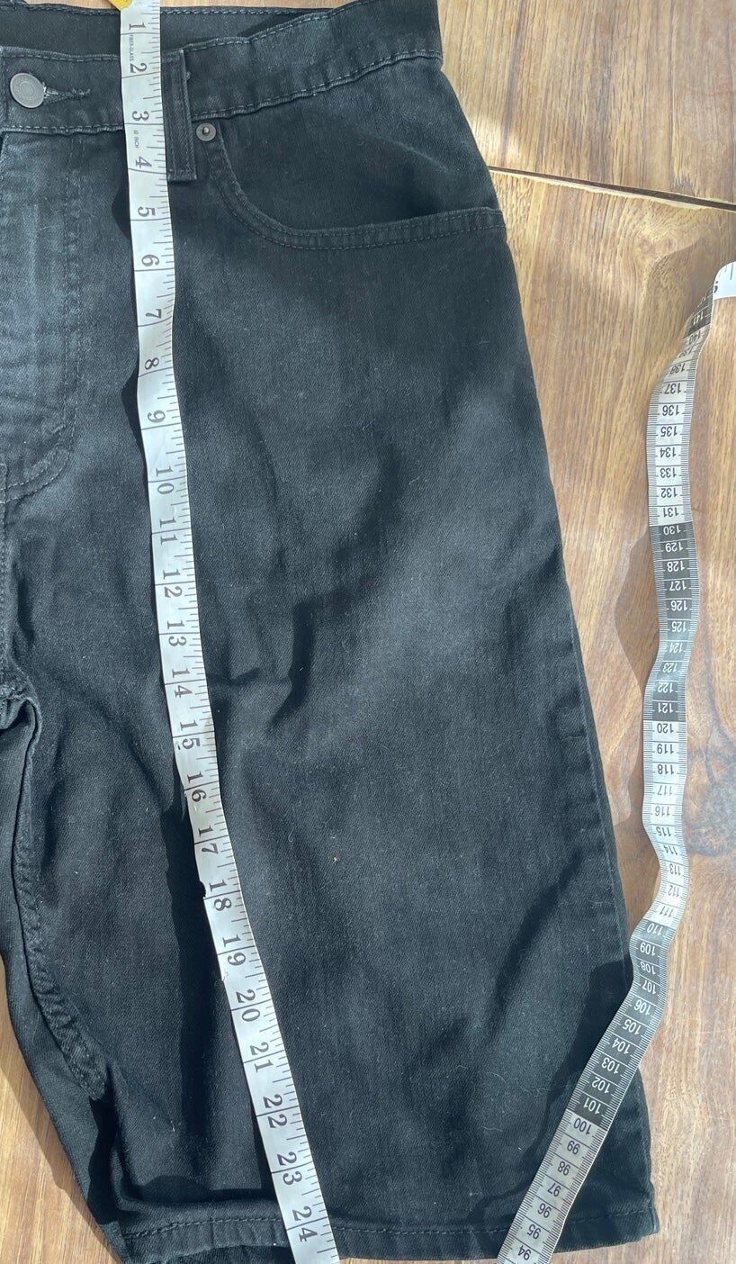 Levi's Vintage Clothing Levis' Regular Fit Mens Size 34 Two Denim Black/Blue Shorts Size US 34 / EU 50 - 6 Thumbnail