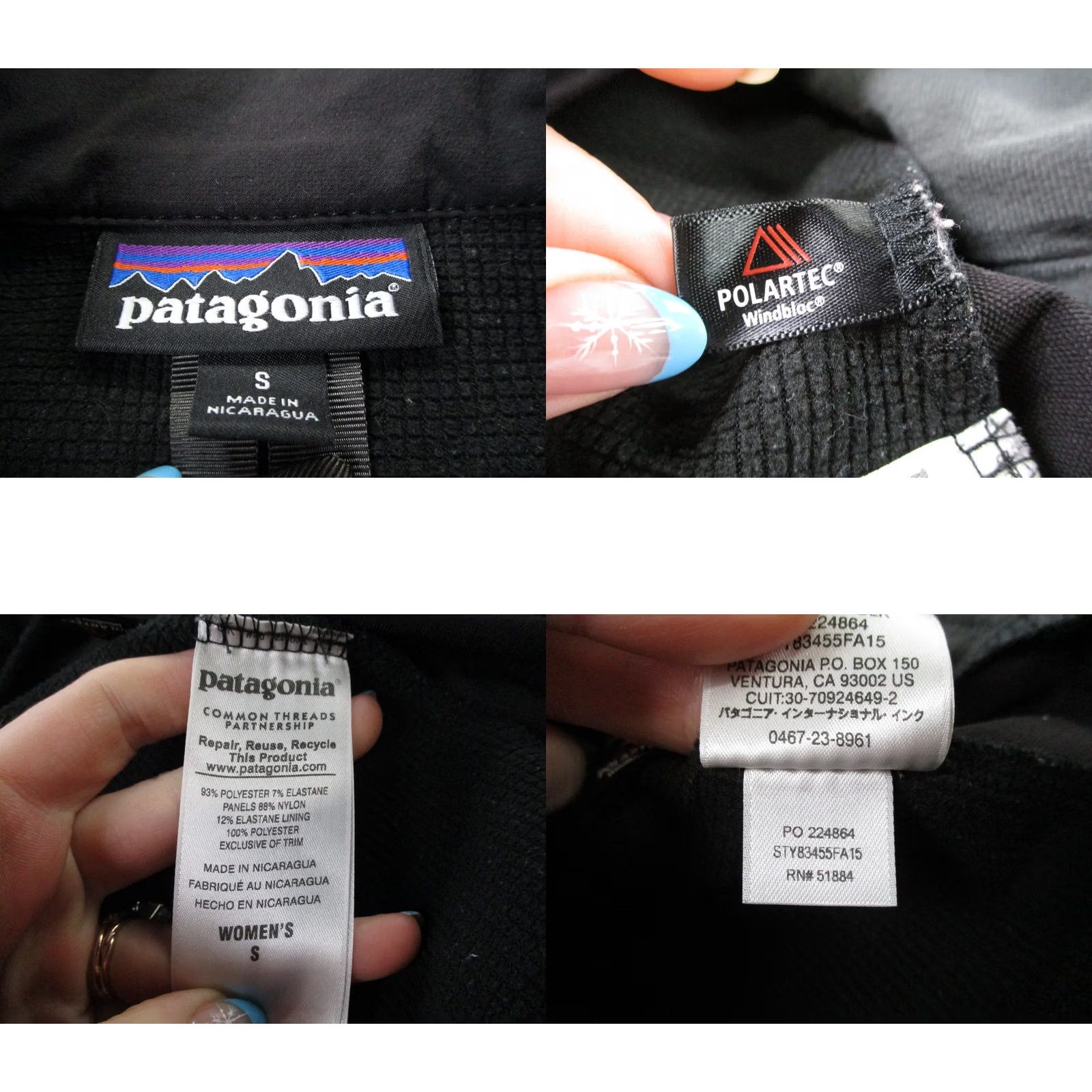 Patagonia Patagonia Jacket Womens S Black Softshell Camping Outdoors Hiking Track Size S / US 4 / IT 40 - 8 Thumbnail