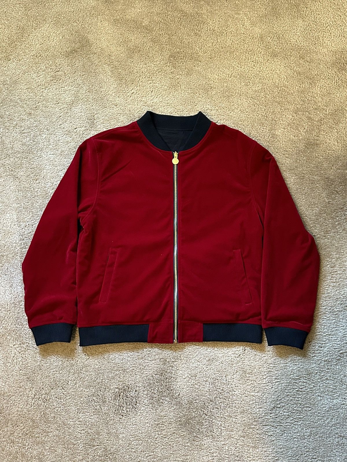 Other Timeless Piece Custom Reversible Bomber jacket Red Size US L / EU 52-54 / 3 - 1 Thumbnail
